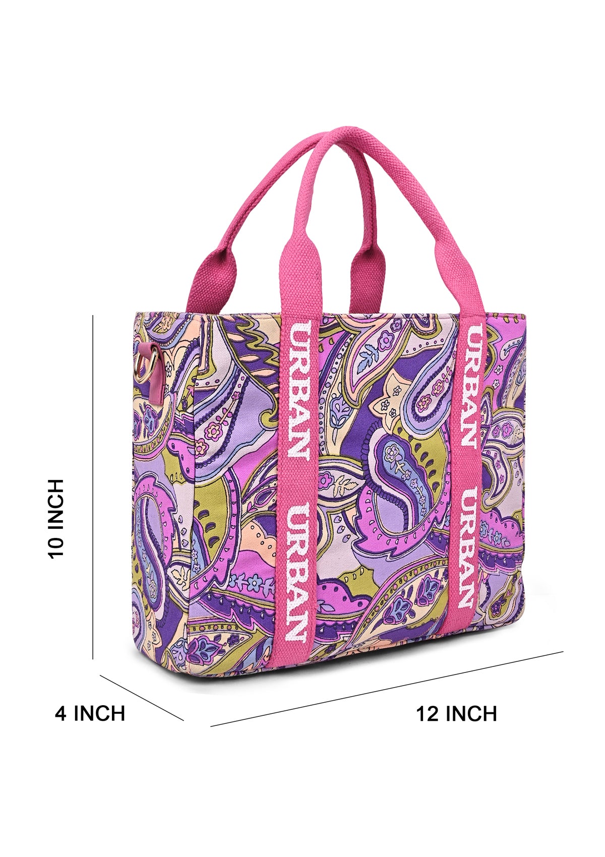 PAISLEY PRINTED URBAN TOTE - Rizir