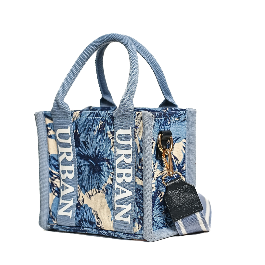 MINI URBAN TOTE BLUE BLOSSOM