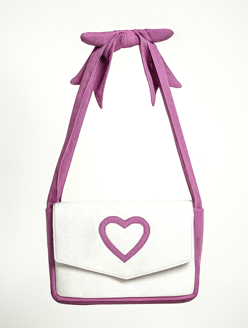 VALENTINE CLUTCH DUSKY PINK