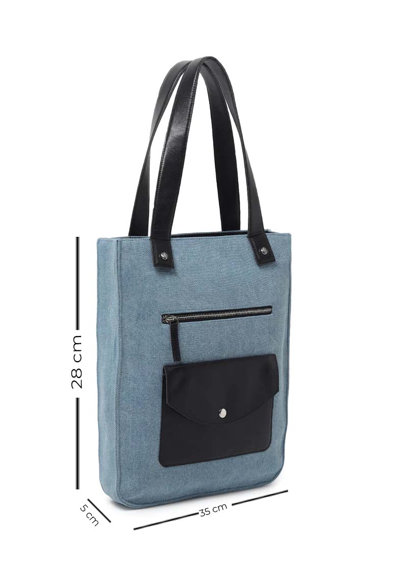BLACK BERG DENIM BAG - Rizir
