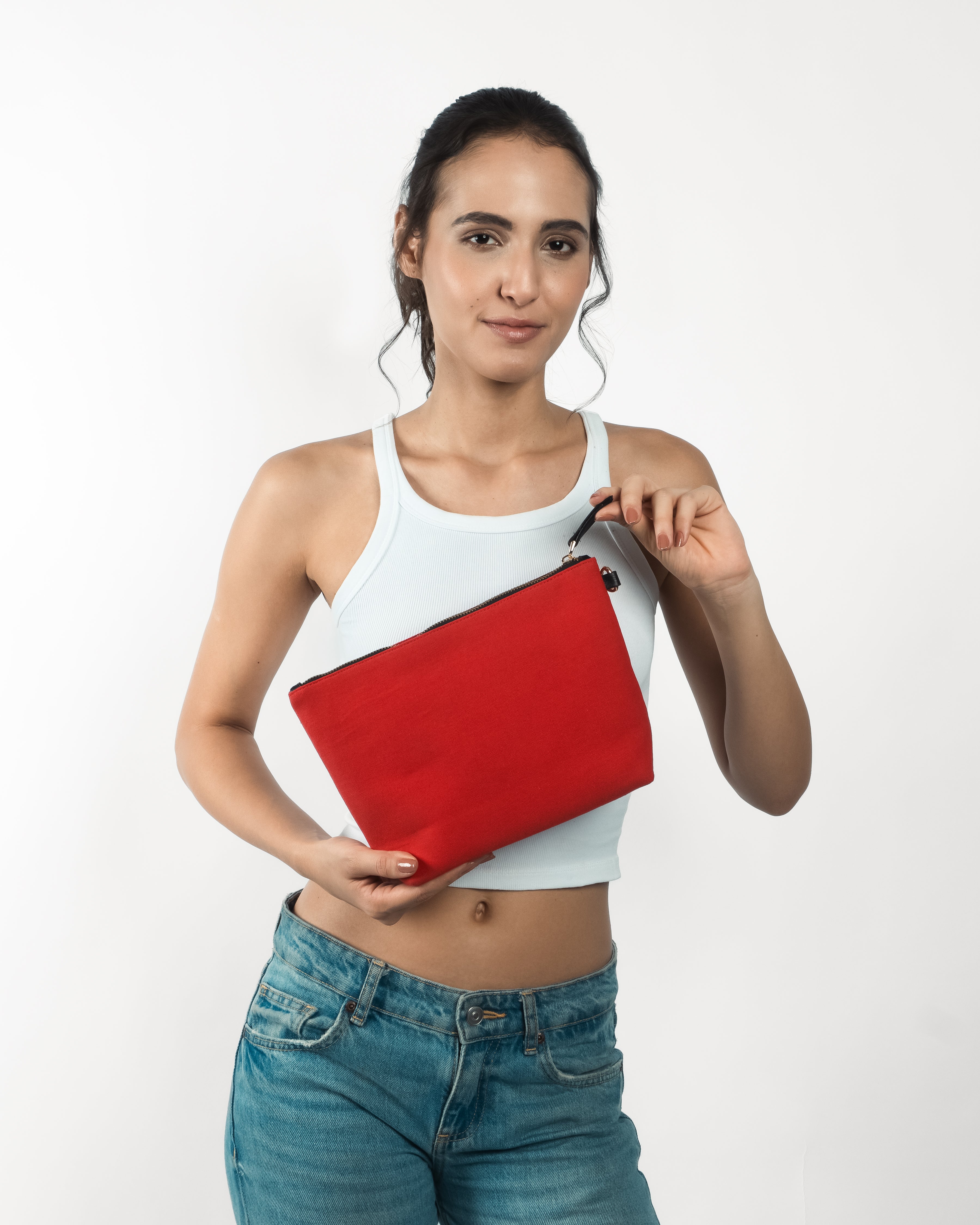 ON-THE-GO RED UTILITY POUCH - Rizir