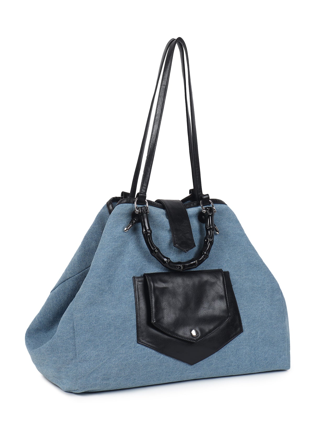 BAMB BLACK DENIM BAG - Rizir