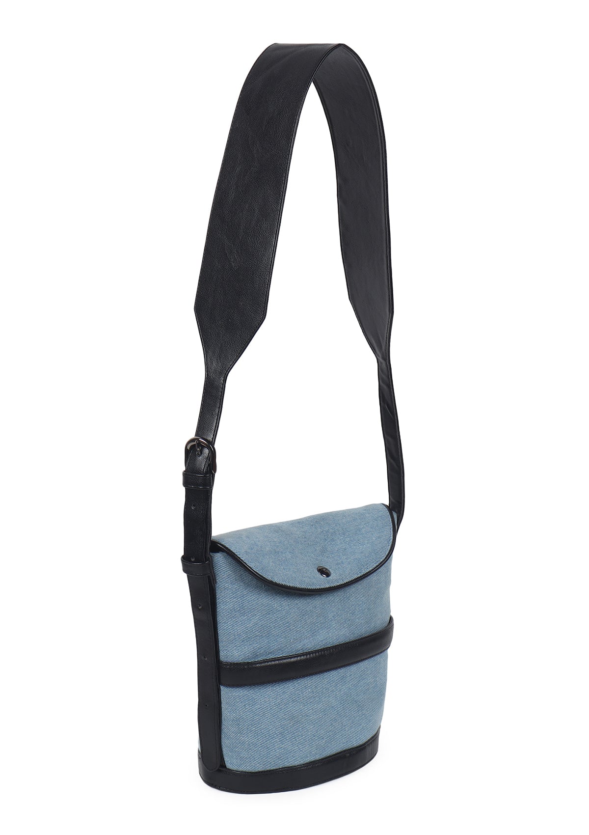 CADE BLACK DENIM BAG - Rizir