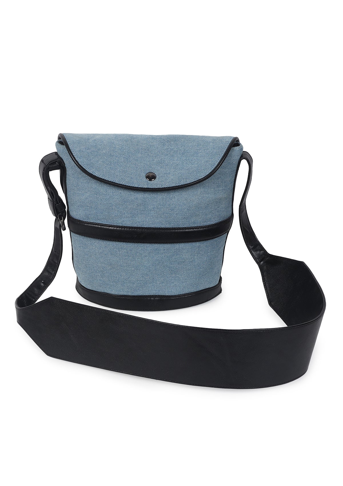CADE BLACK DENIM BAG - Rizir