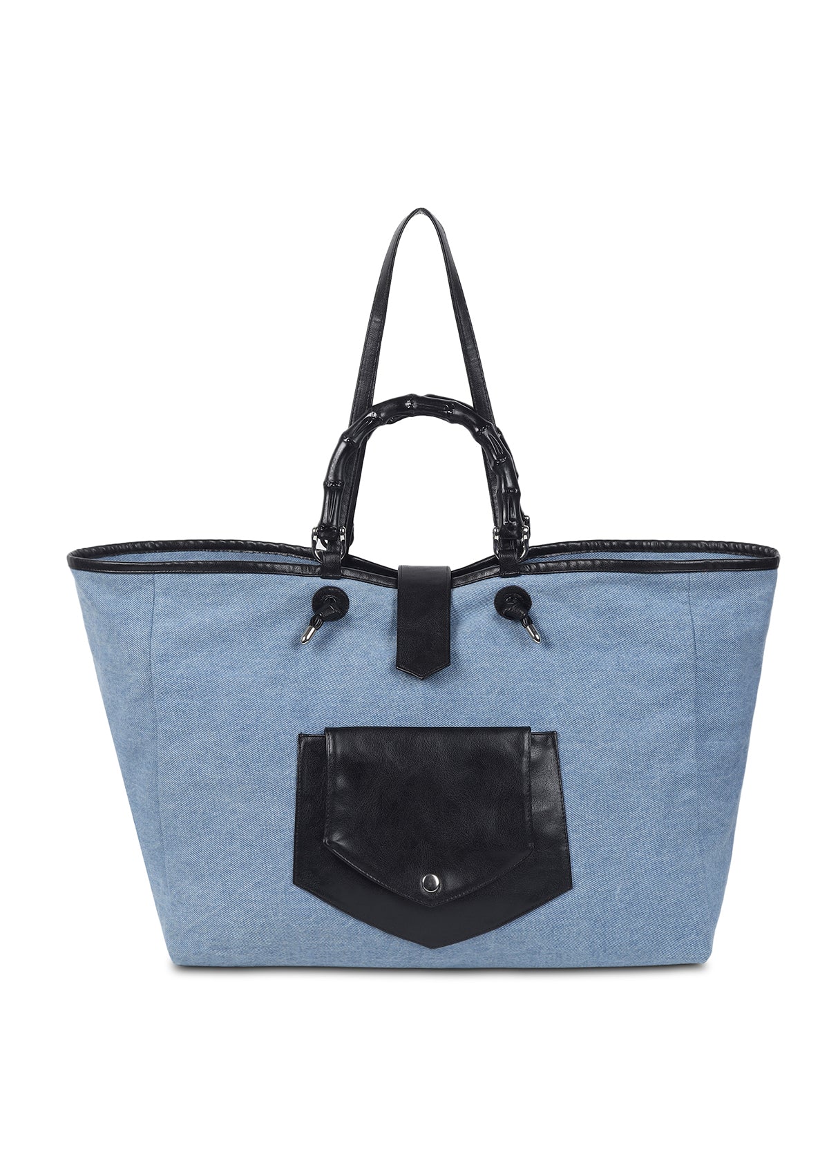 BAMB BLACK DENIM BAG - Rizir