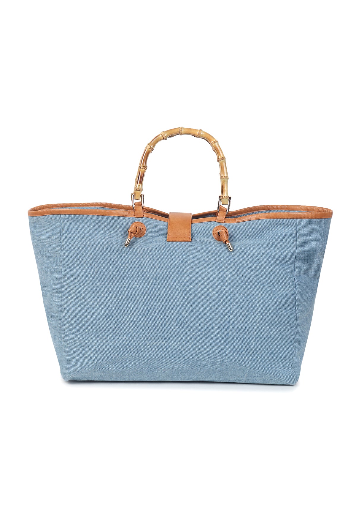 BAMB BROWN DENIM BAG - Rizir