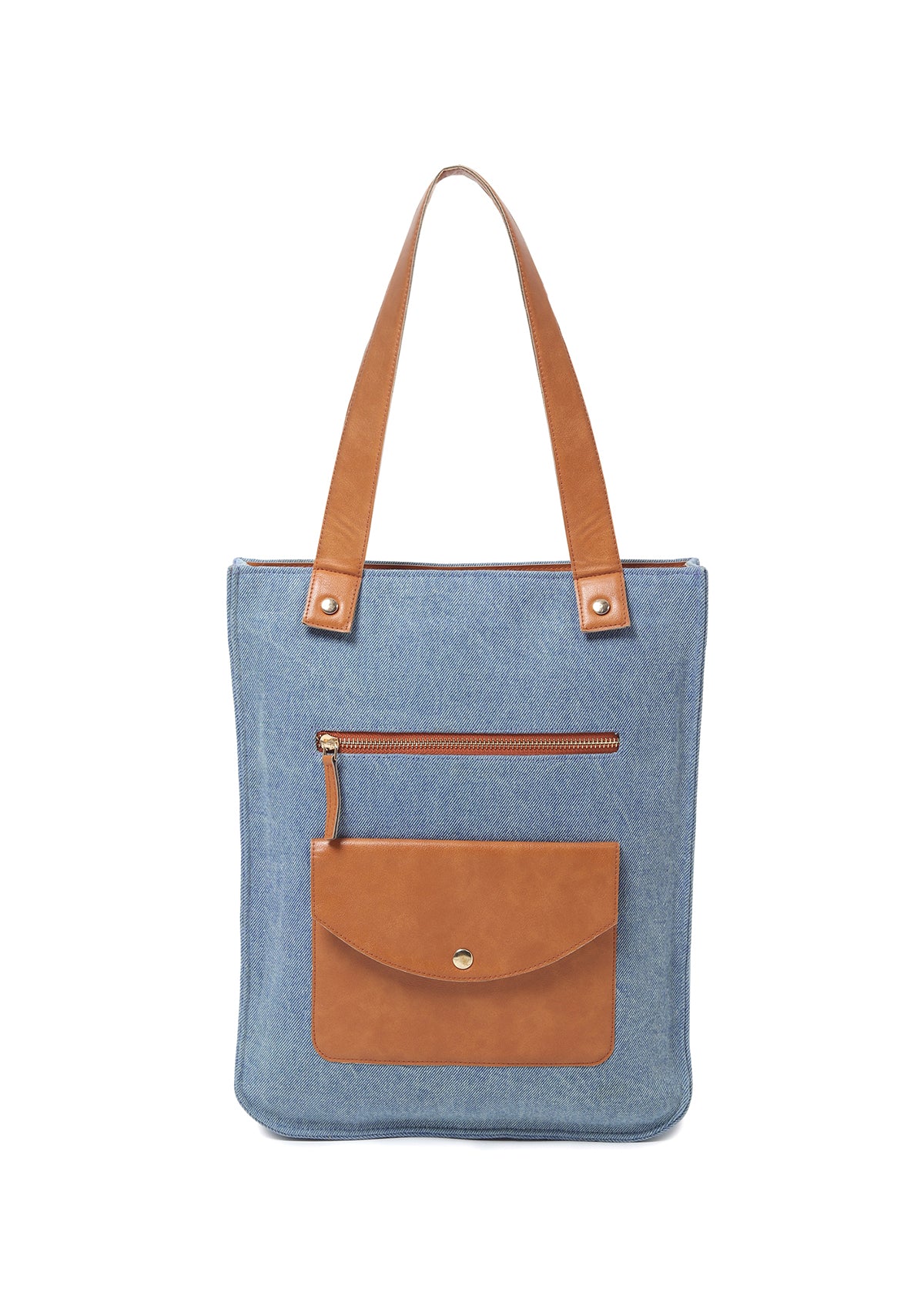 BROWN BERG DENIM BAG - Rizir