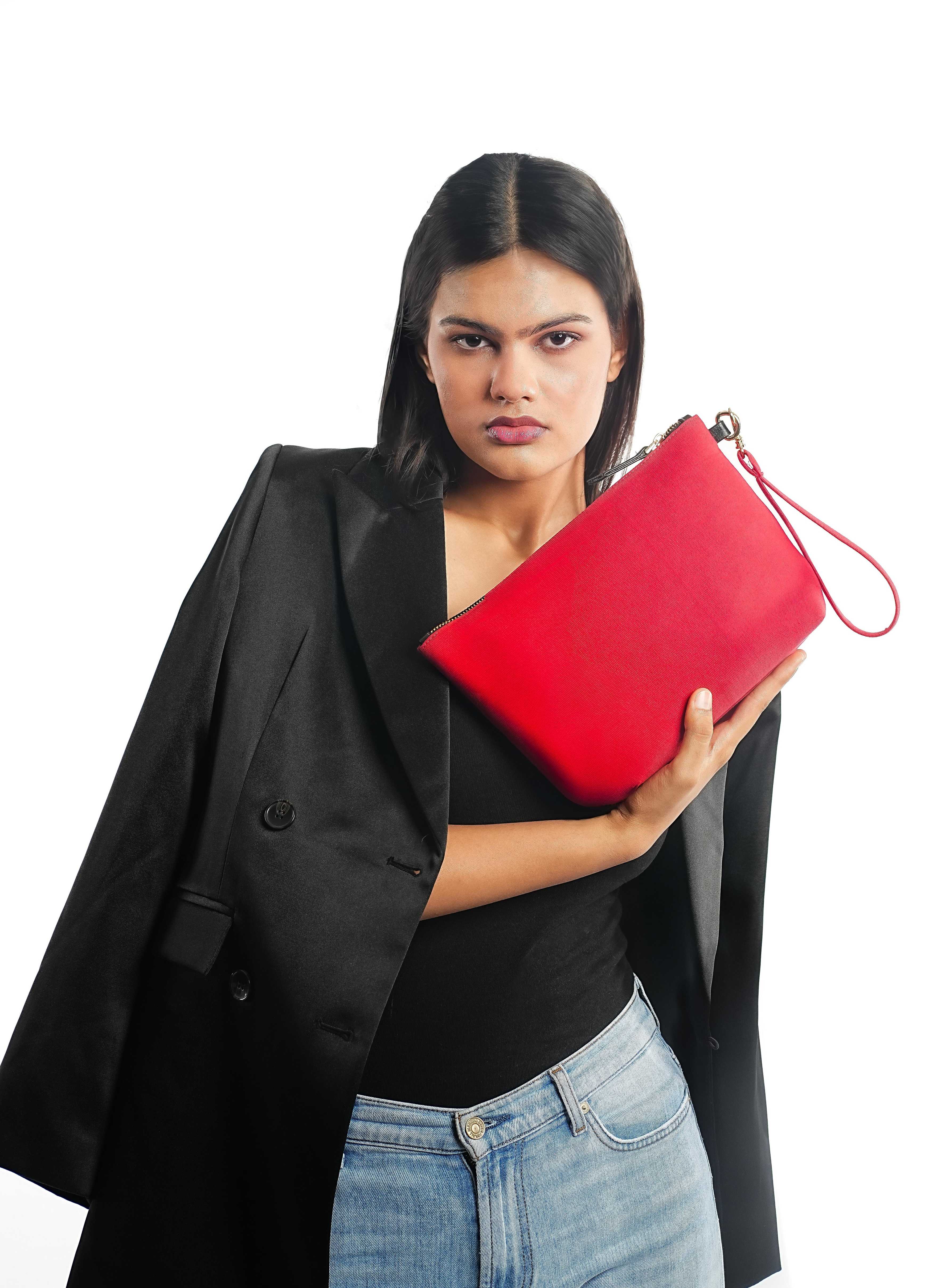 ON-THE-GO RED UTILITY POUCH