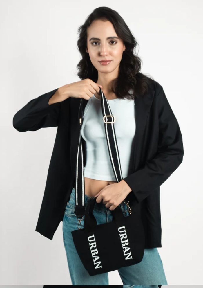 MINI URBAN CHIC TOTE BLACK
