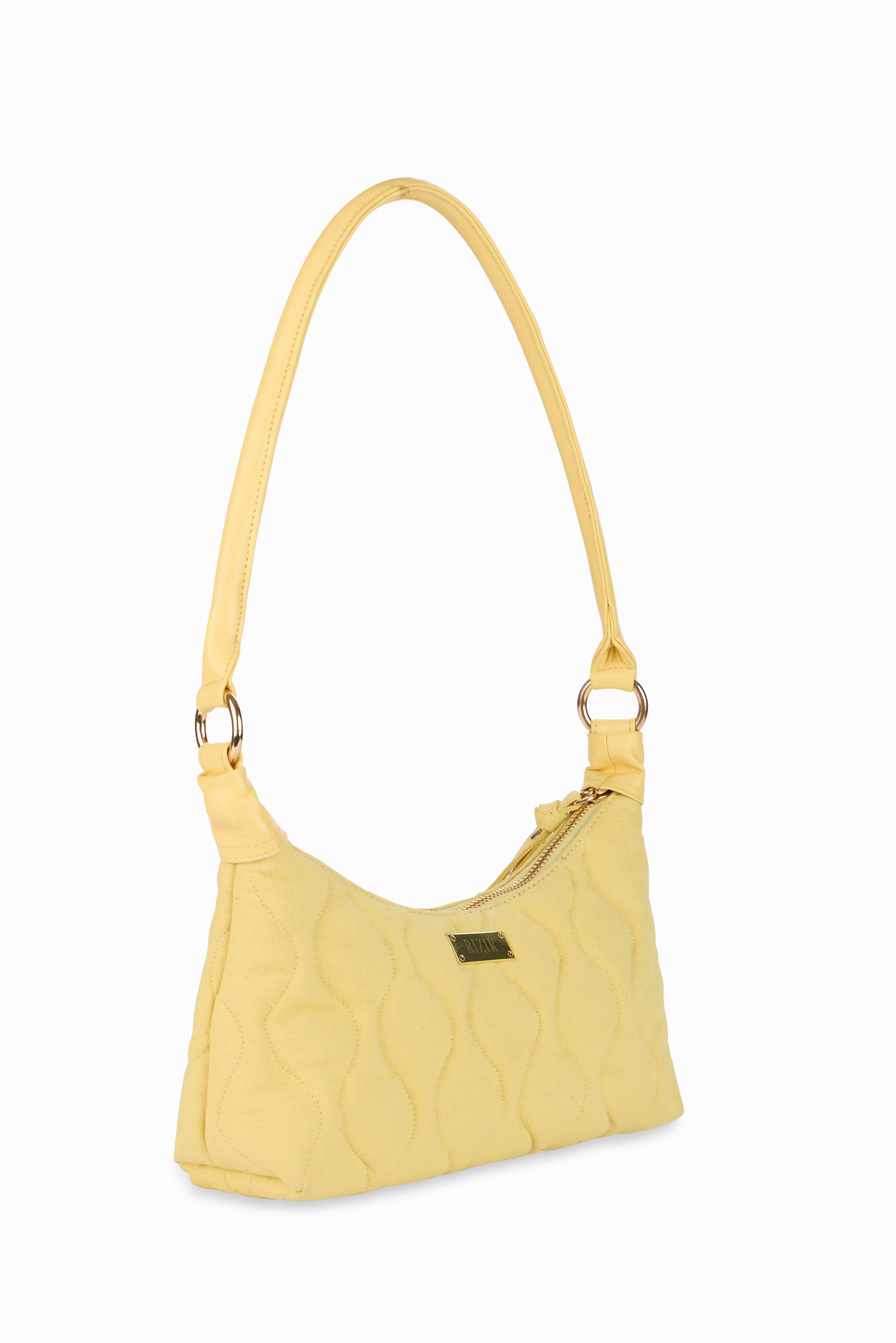 The Classic Quilted Yellow Bag - Rizir