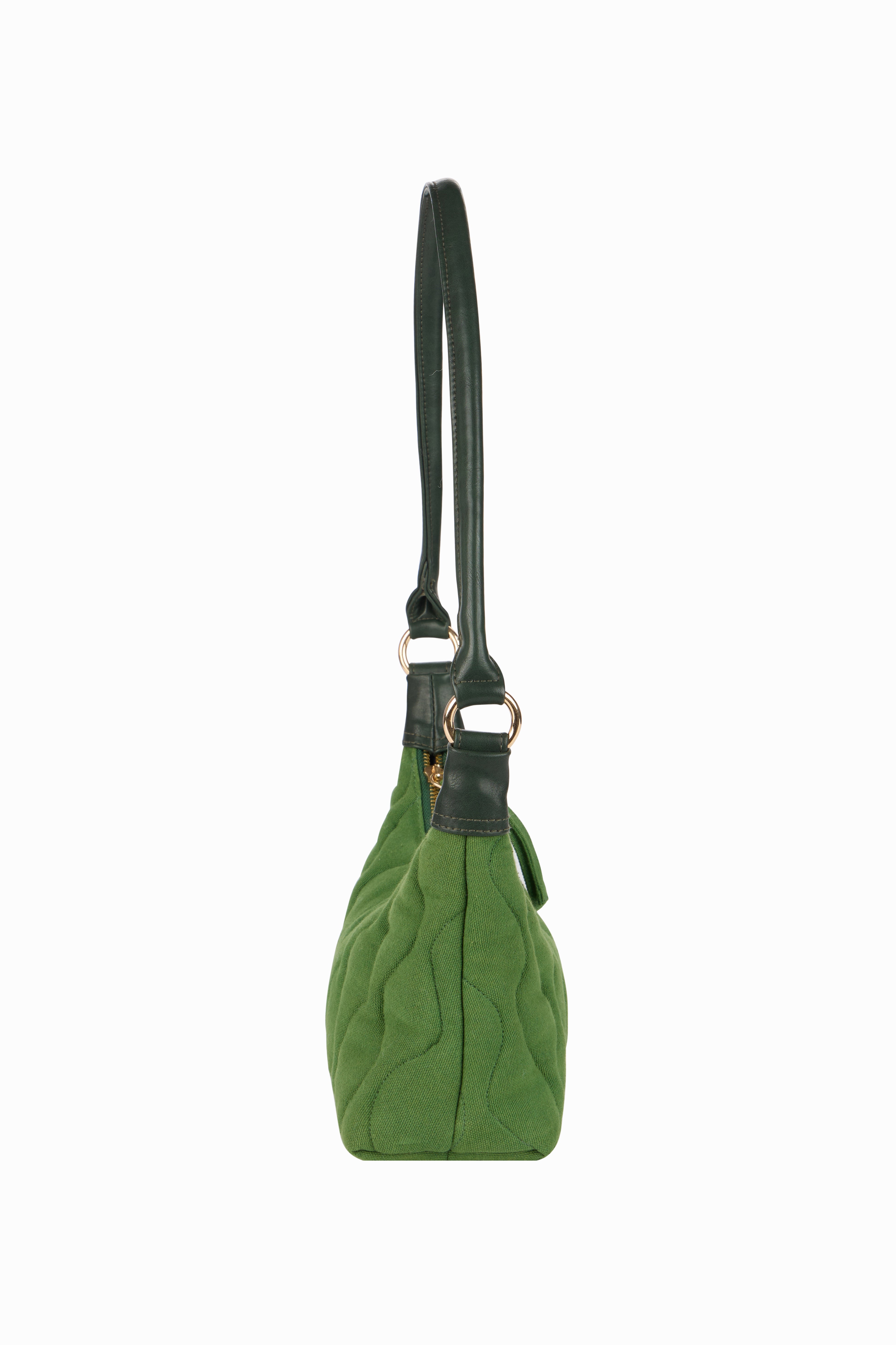 The Classic Quilted Green Bag