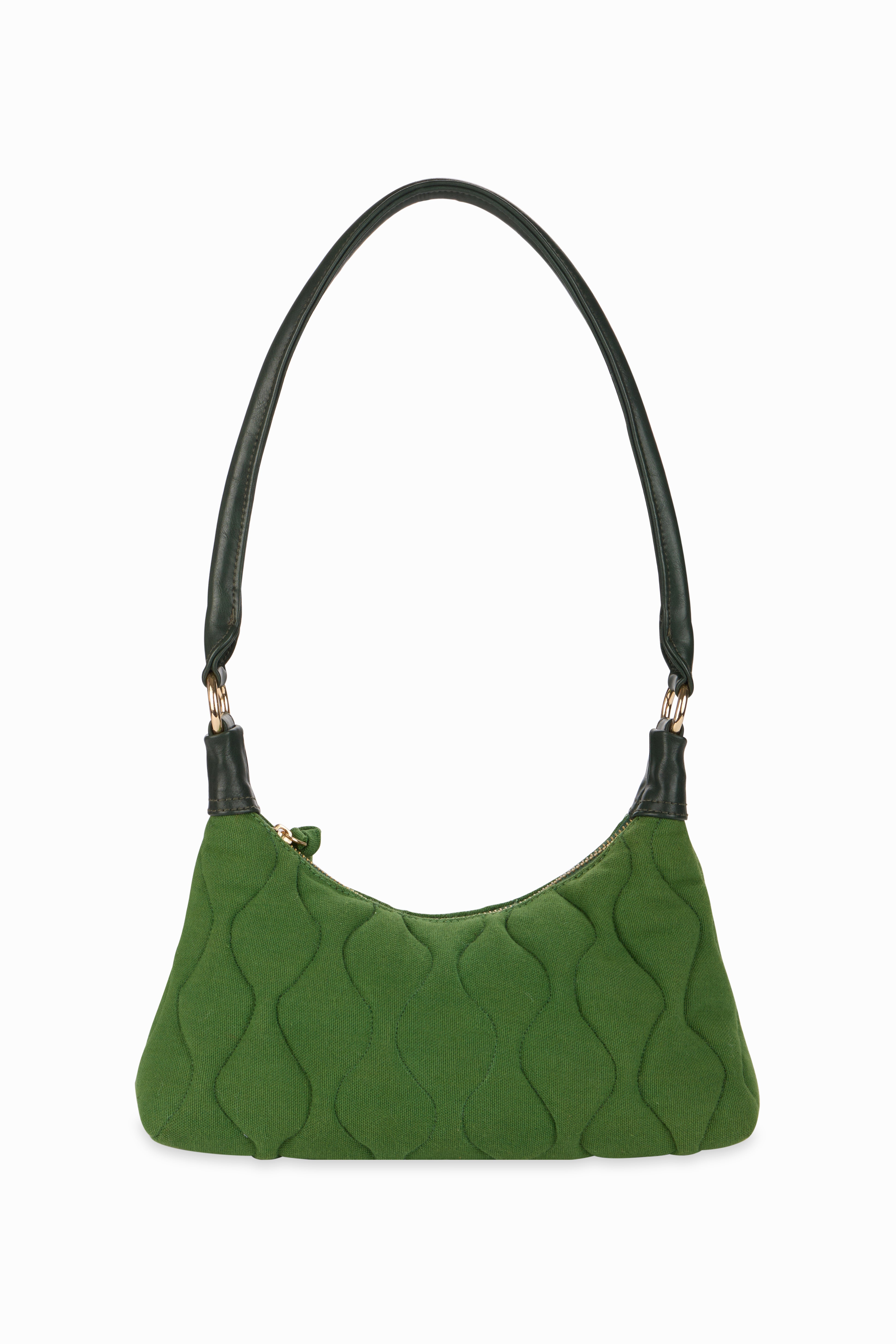 The Classic Quilted Green Bag