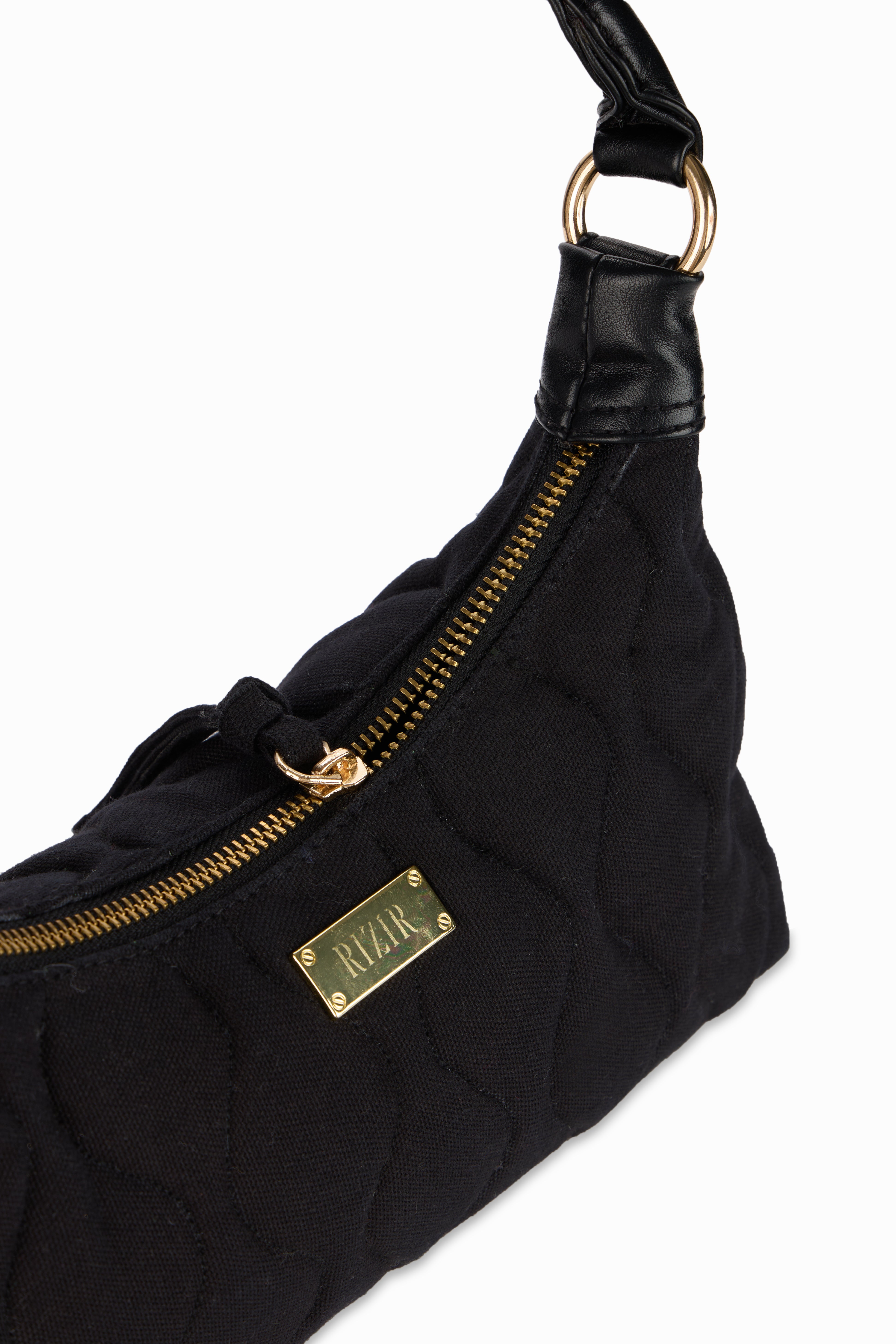 The Classic Quilted Black Bag - Rizir