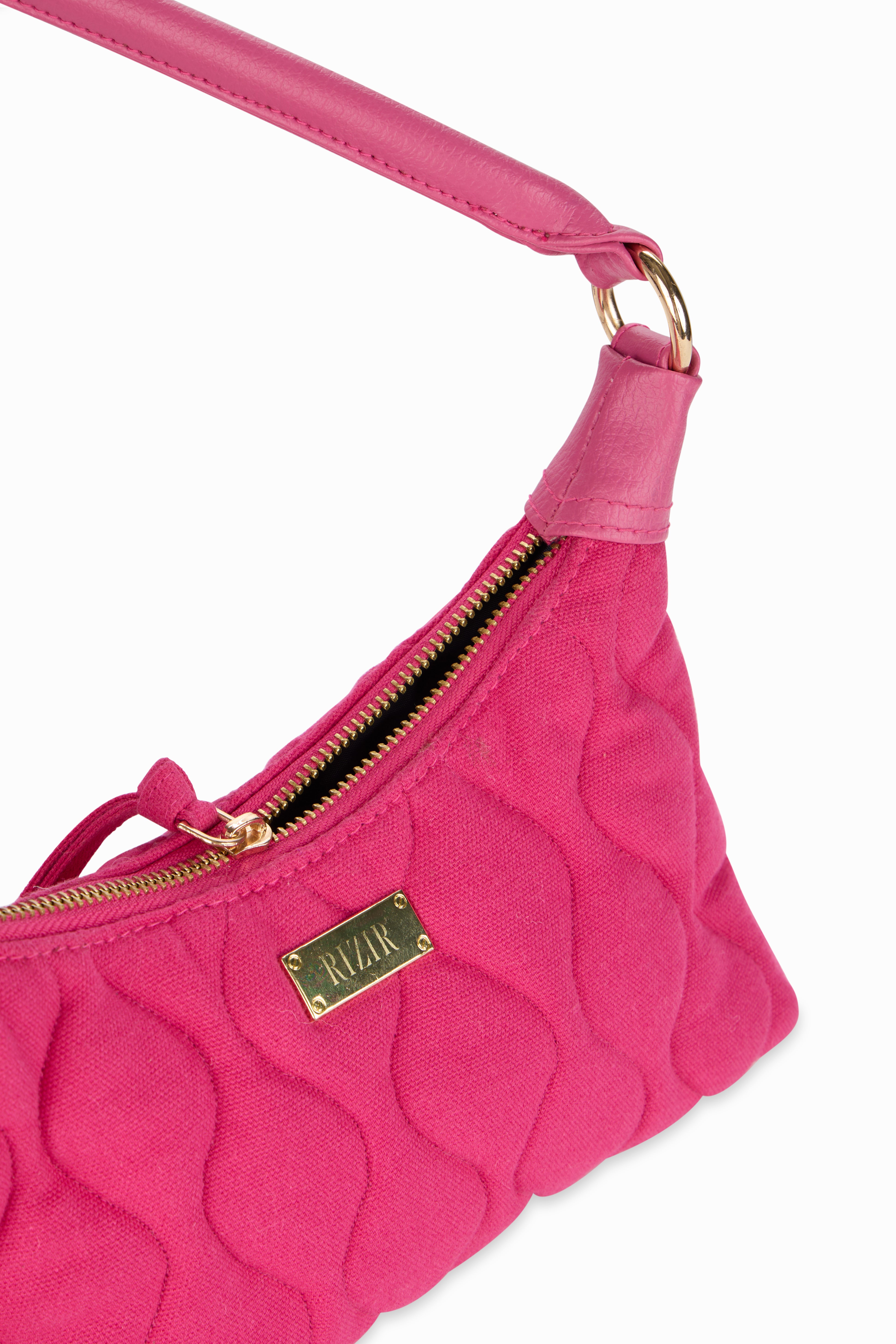 The Classic Quilted Hot Pink Bag - Rizir
