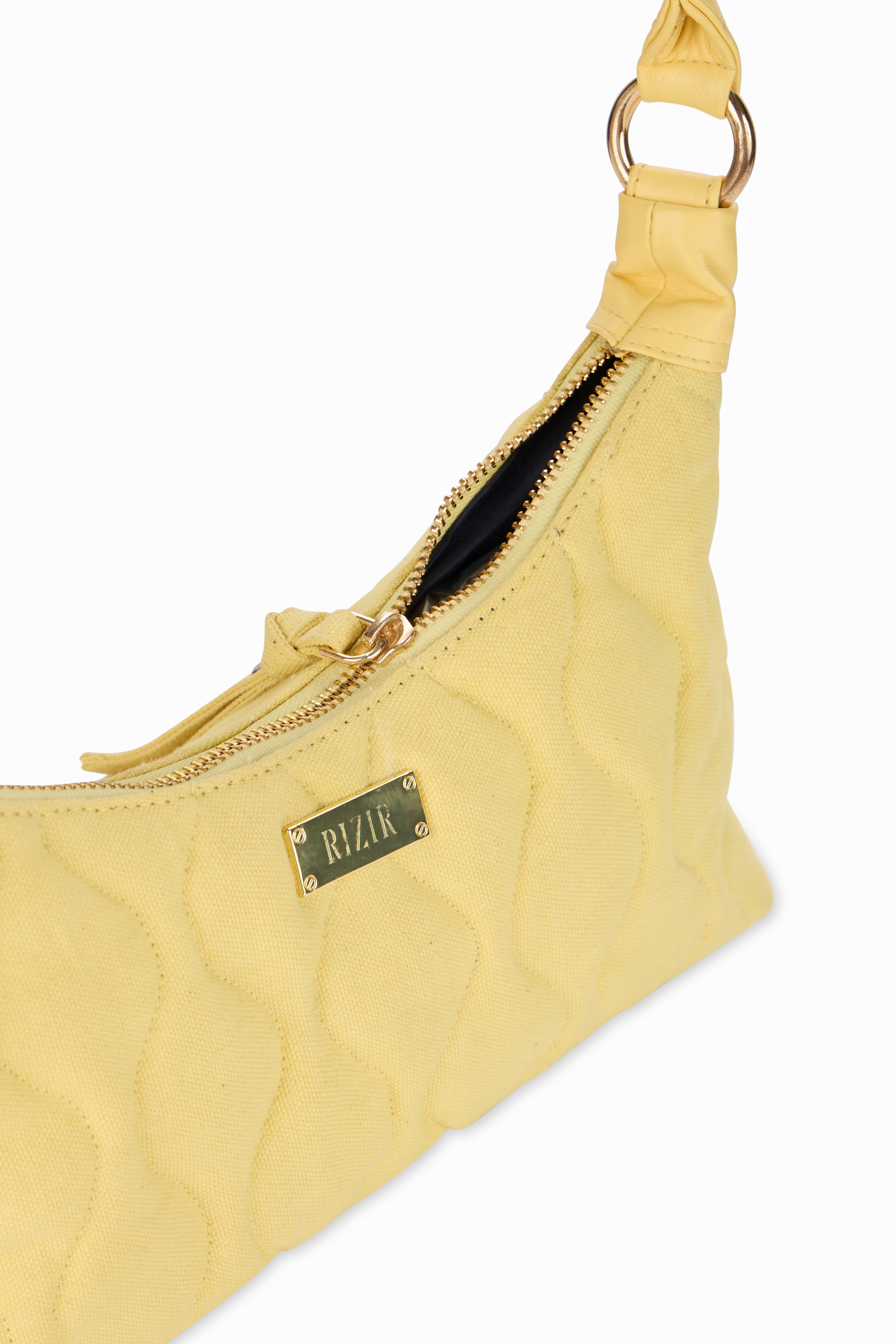 The Classic Quilted Yellow Bag - Rizir