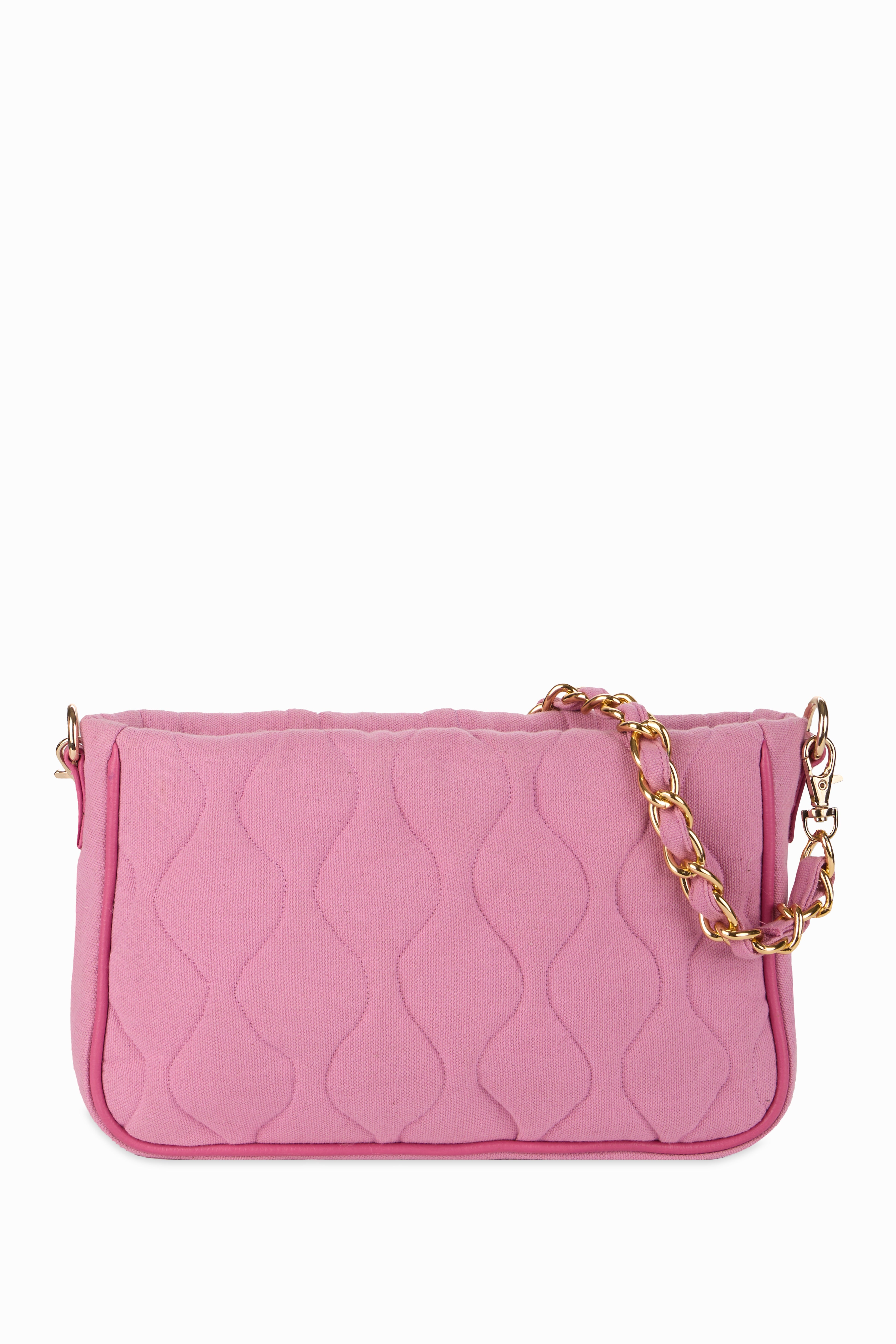 Retro Quilted Pink Sling Bag - Rizir