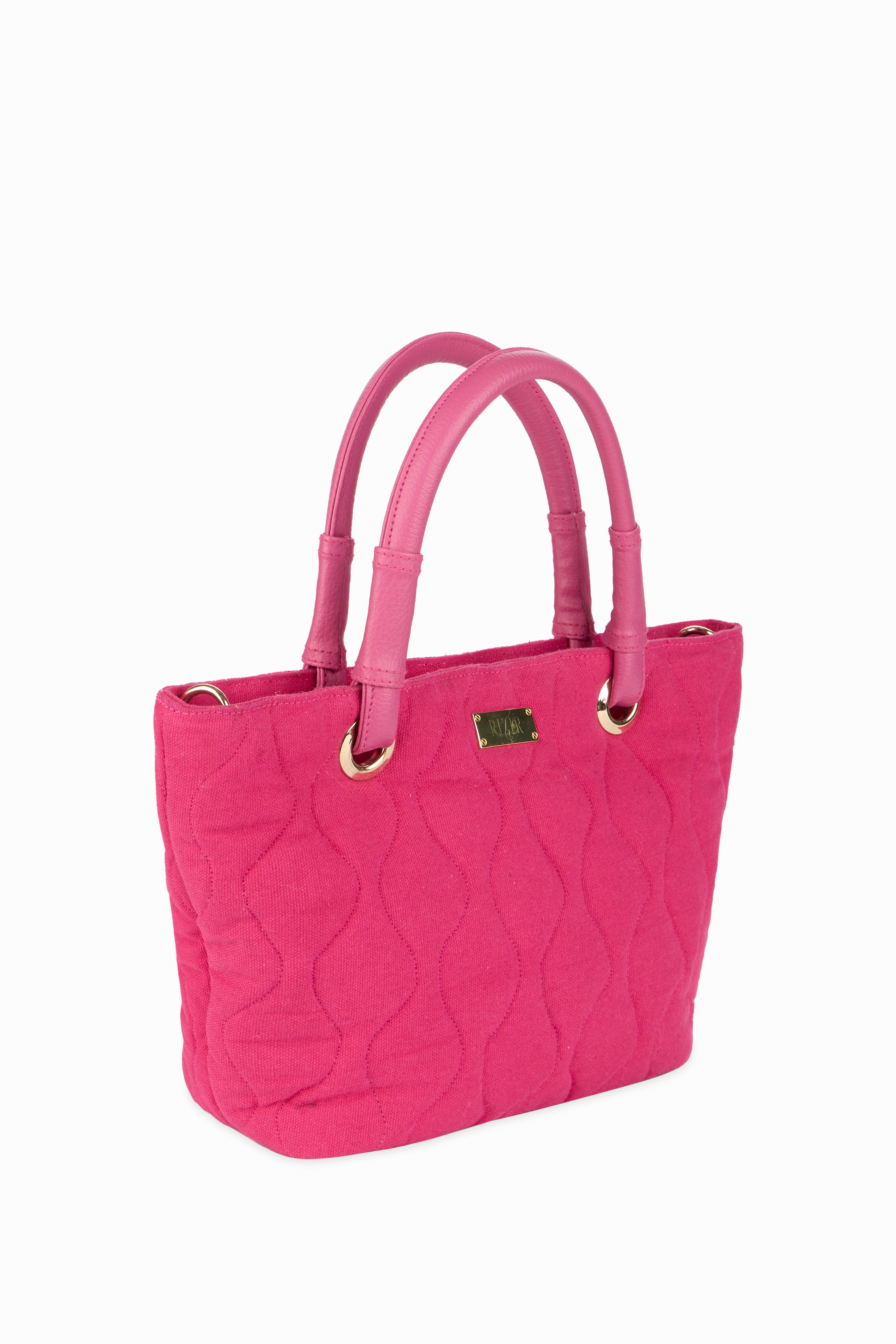 Bucket Quilted Hot Pink Sling Bag - Rizir