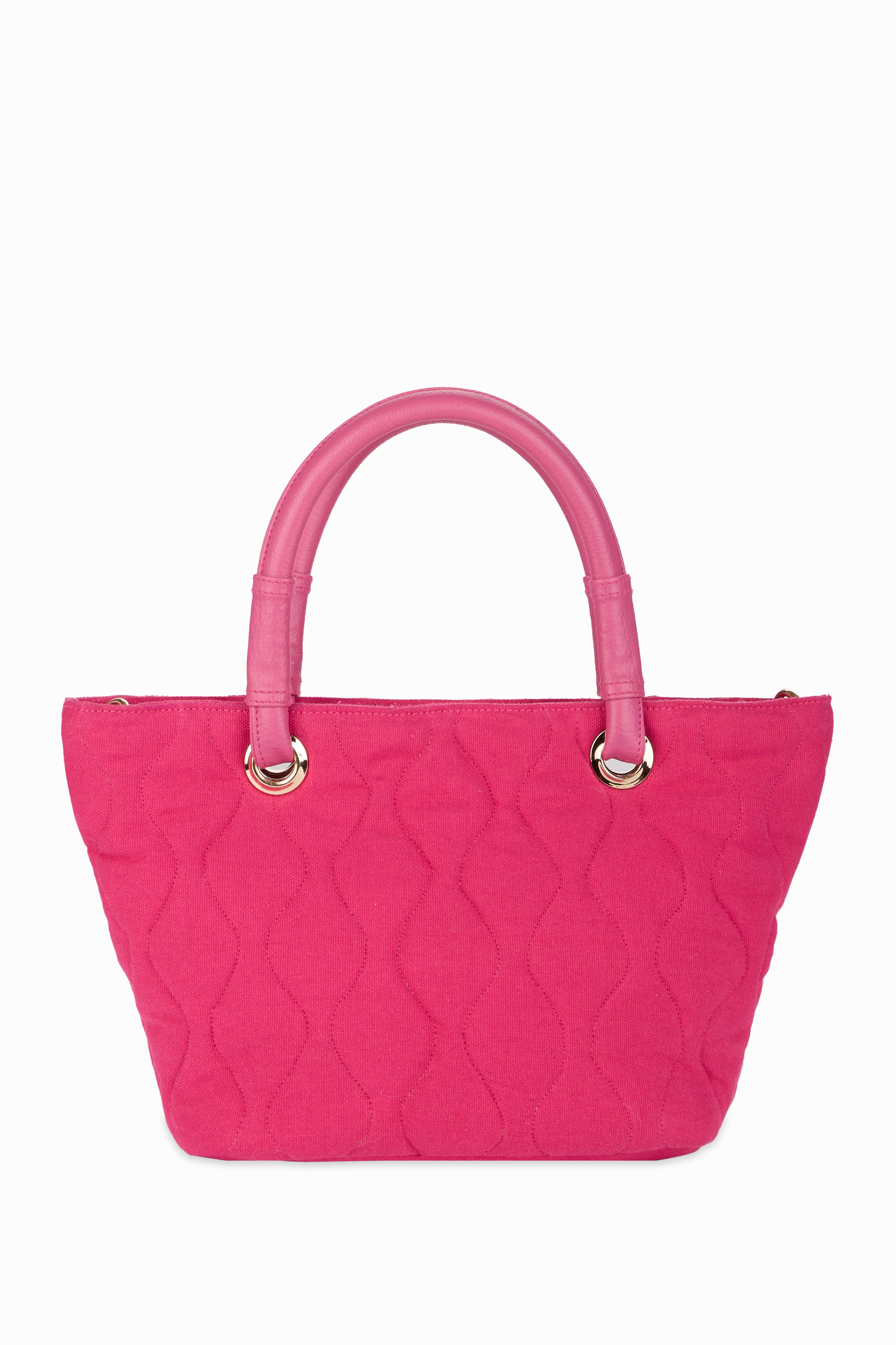 Bucket Quilted Hot Pink Sling Bag
