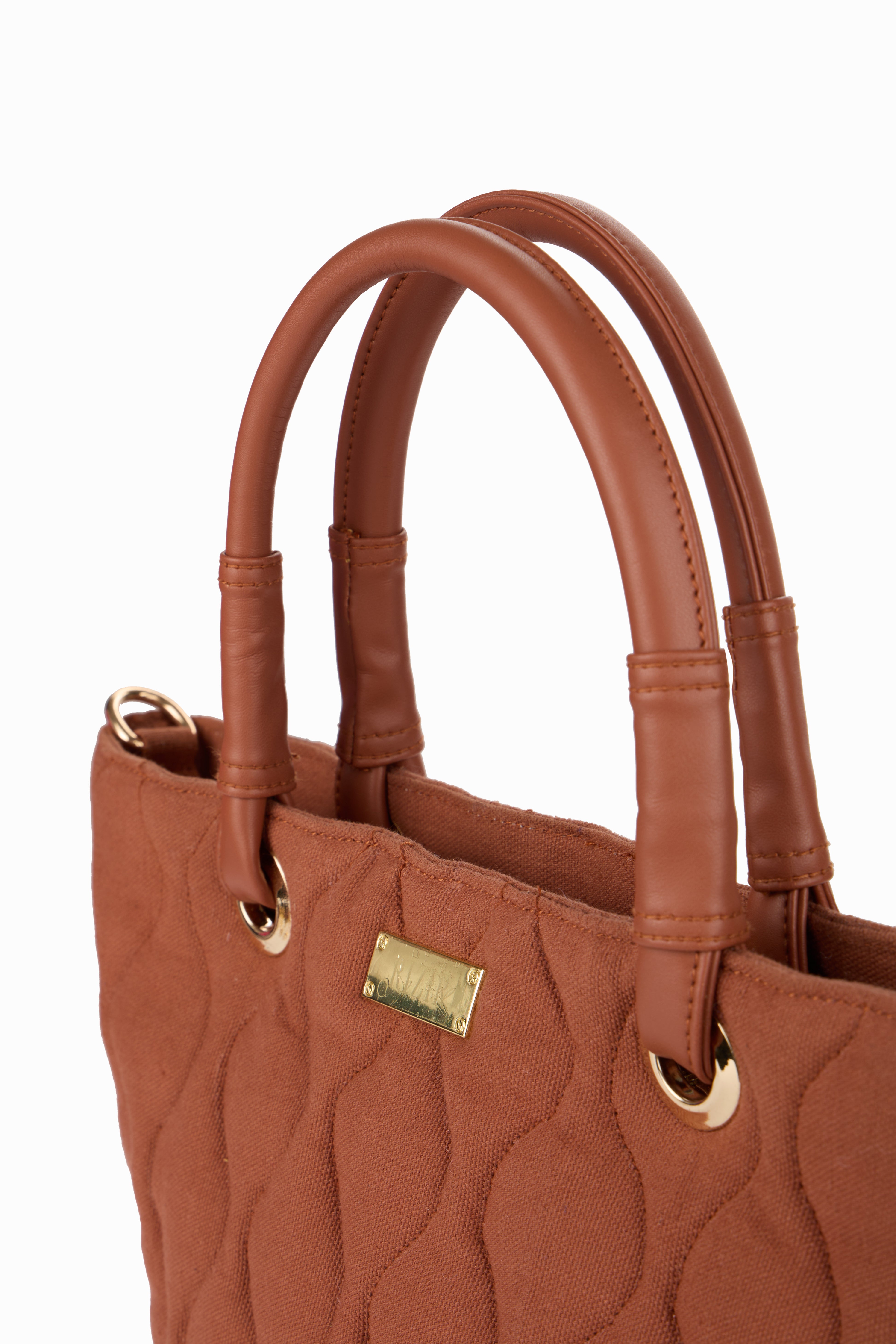 Bucket Quilted Brown Sling Bag