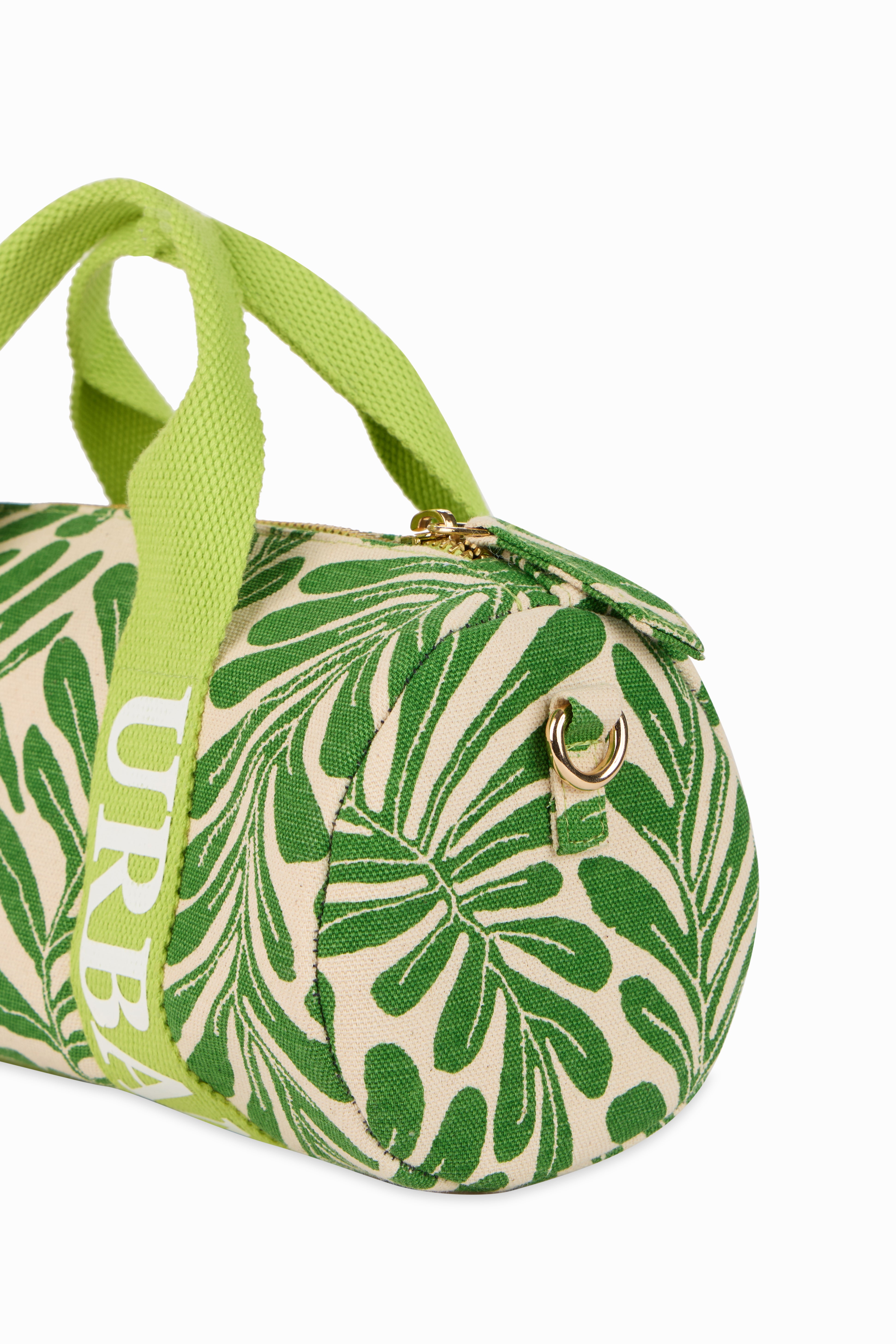 MINI URBAN PRINTED DUFFLE MINT LEAF