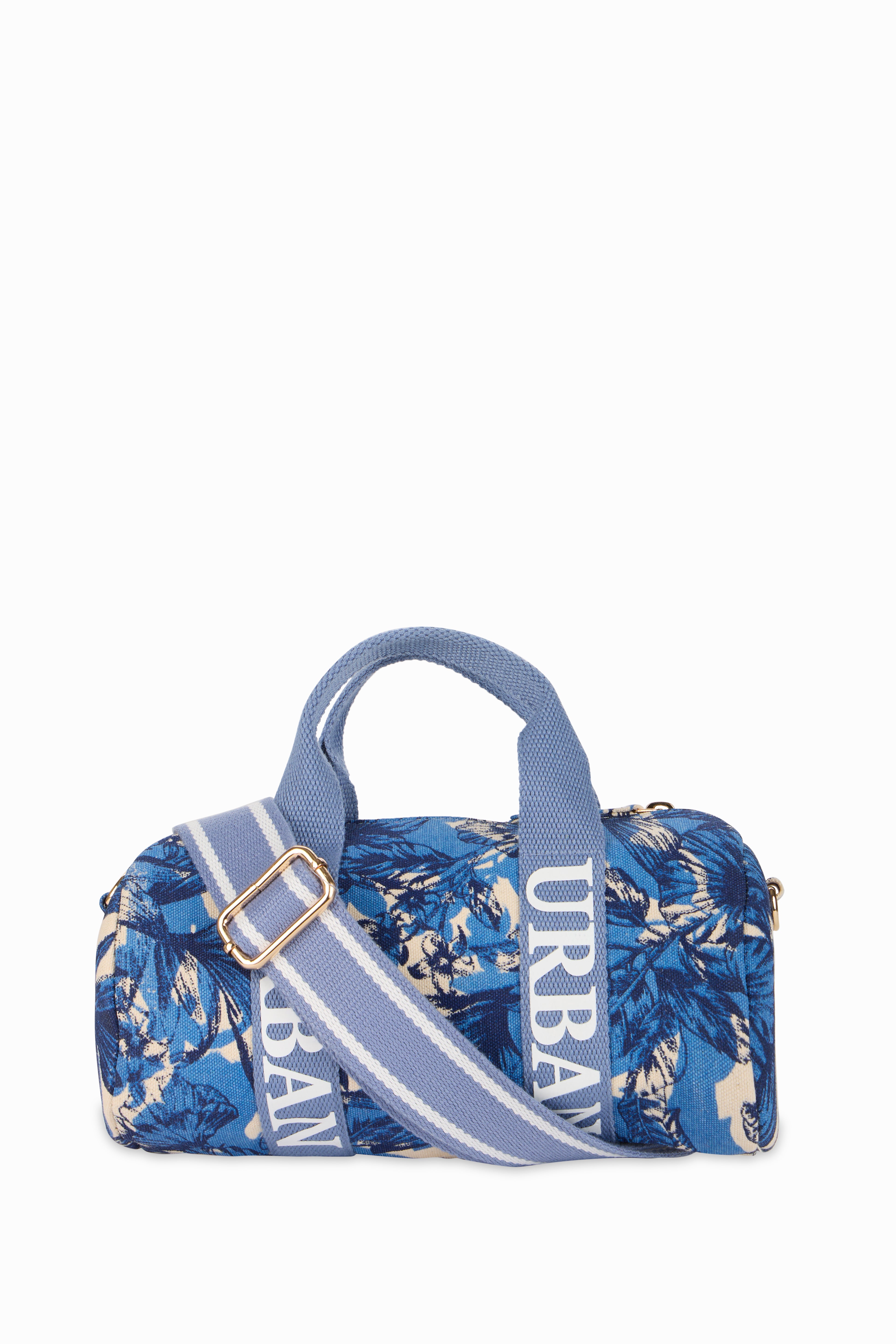 MINI URBAN PRINTED DUFFLE BLUE BLOSSOM - Rizir
