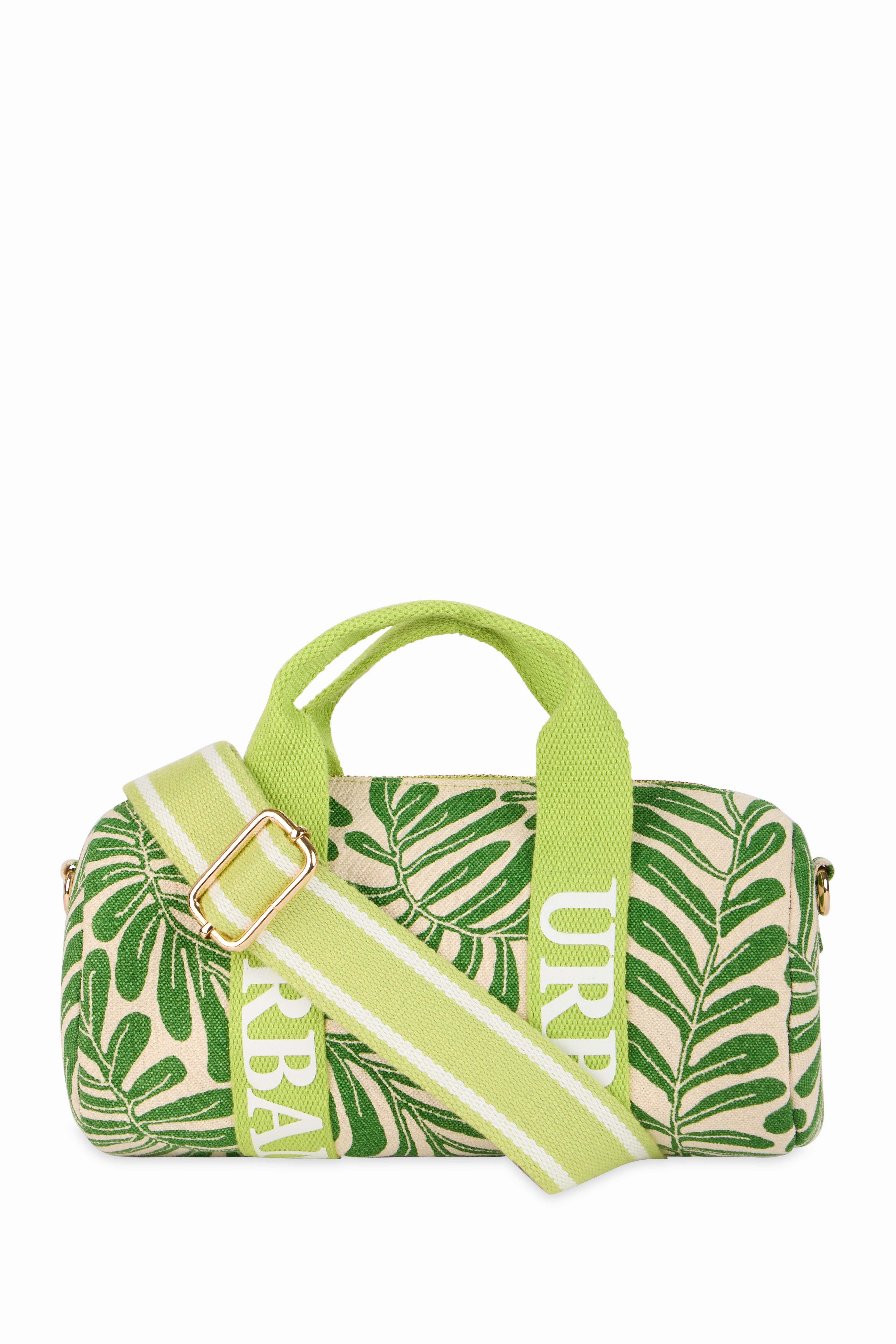 MINI URBAN PRINTED DUFFLE MINT LEAF