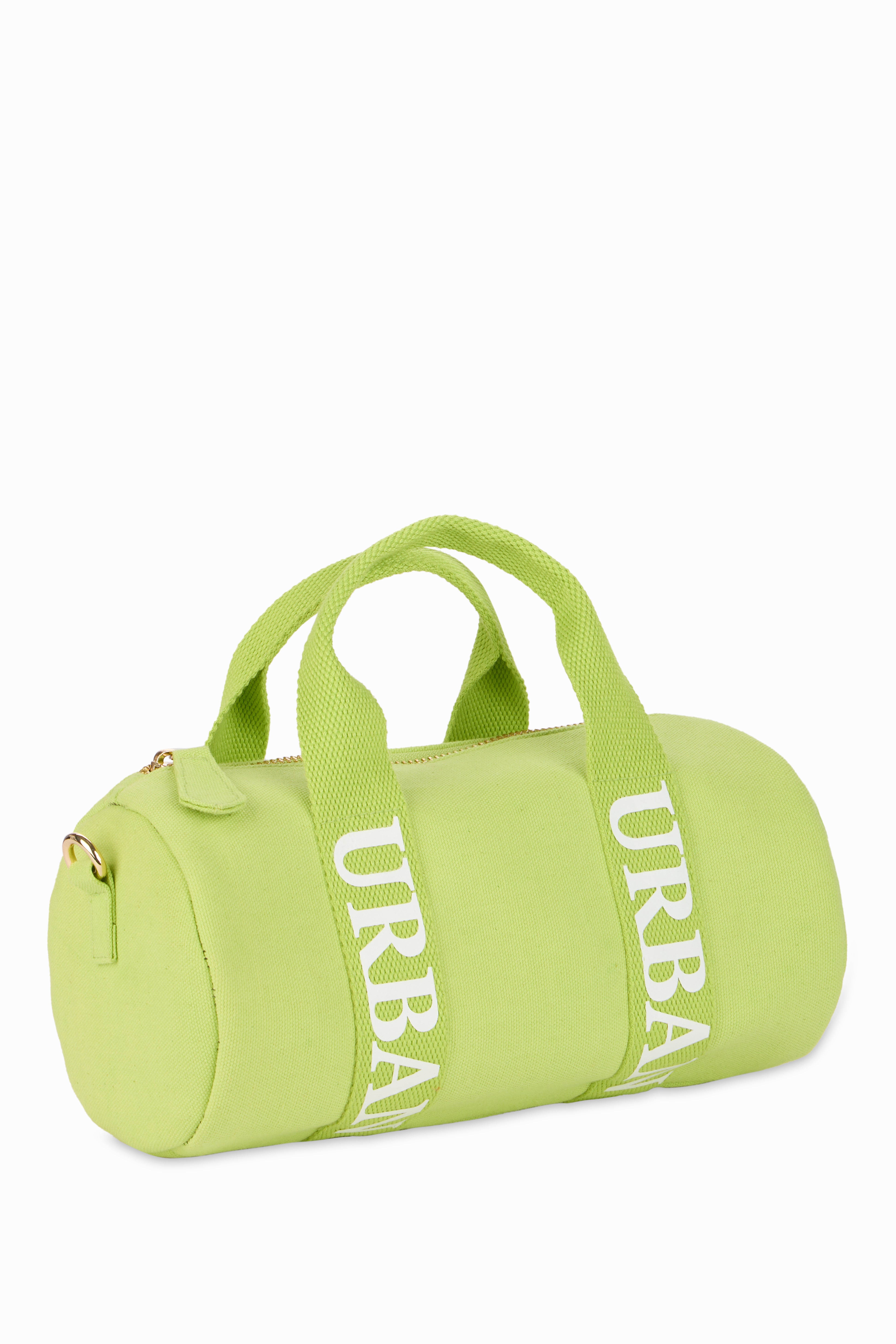 MINI URBAN PRINTED DUFFLE LIME GREEN