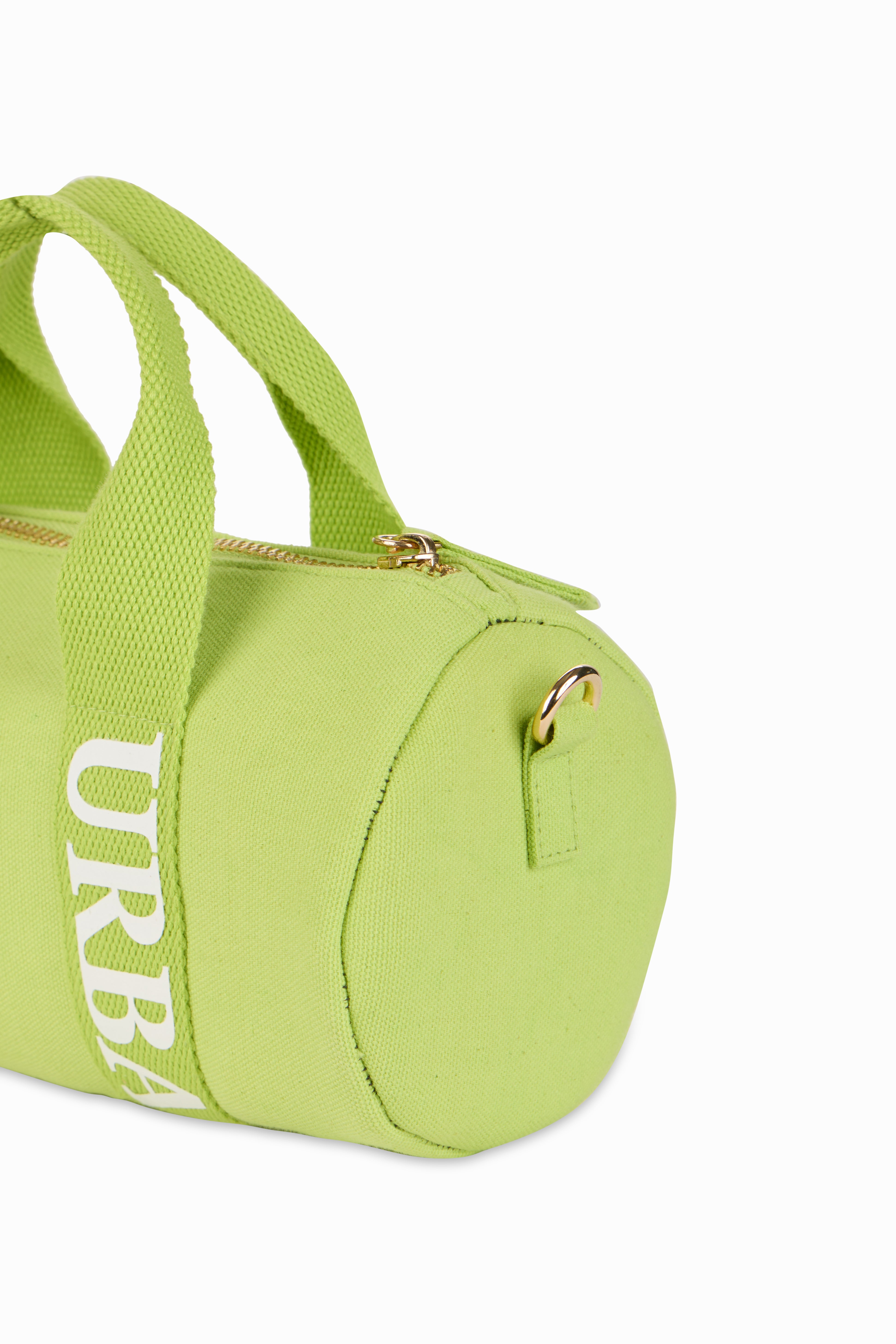 MINI URBAN PRINTED DUFFLE LIME GREEN