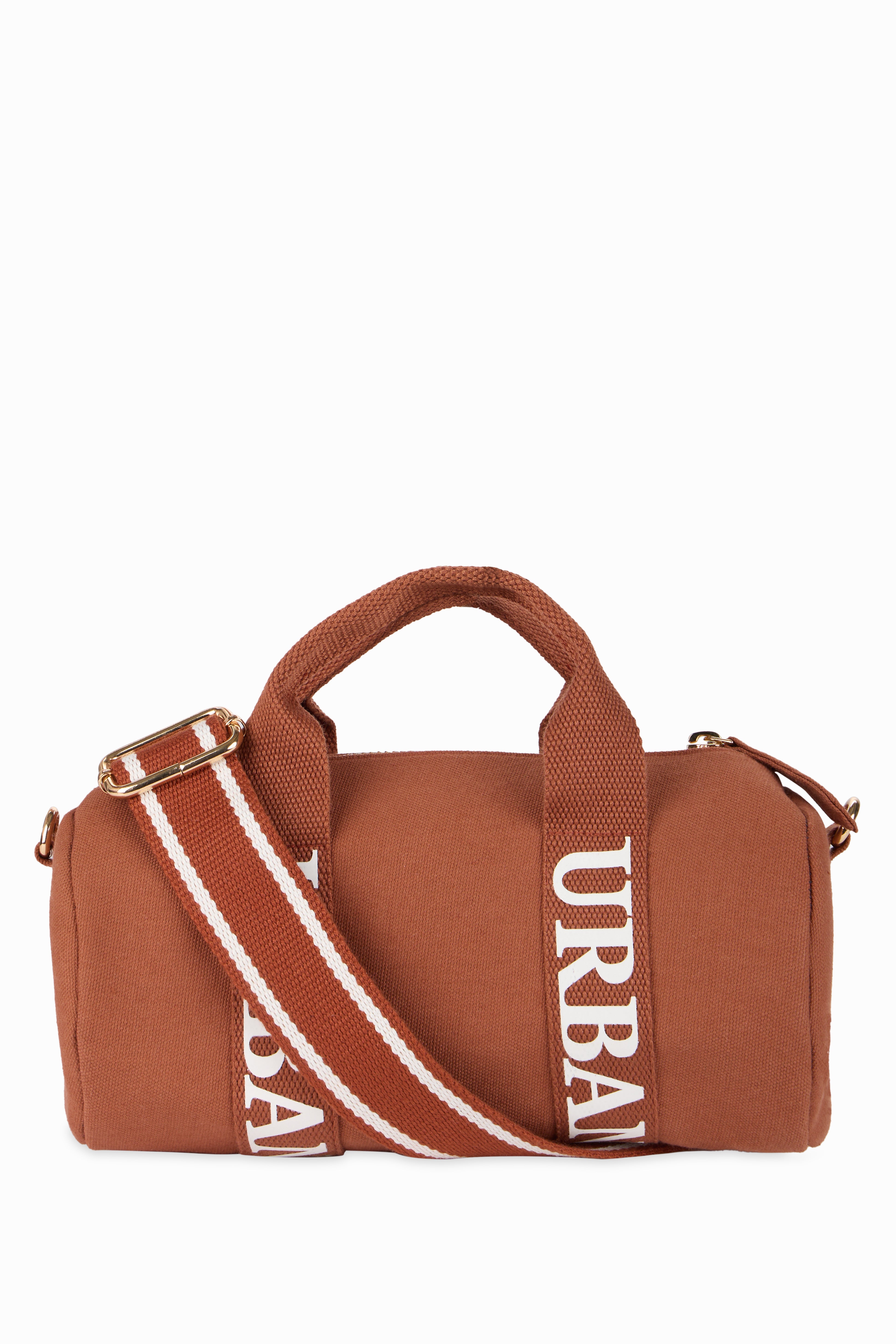 MINI URBAN PRINTED DUFFLE BROWN