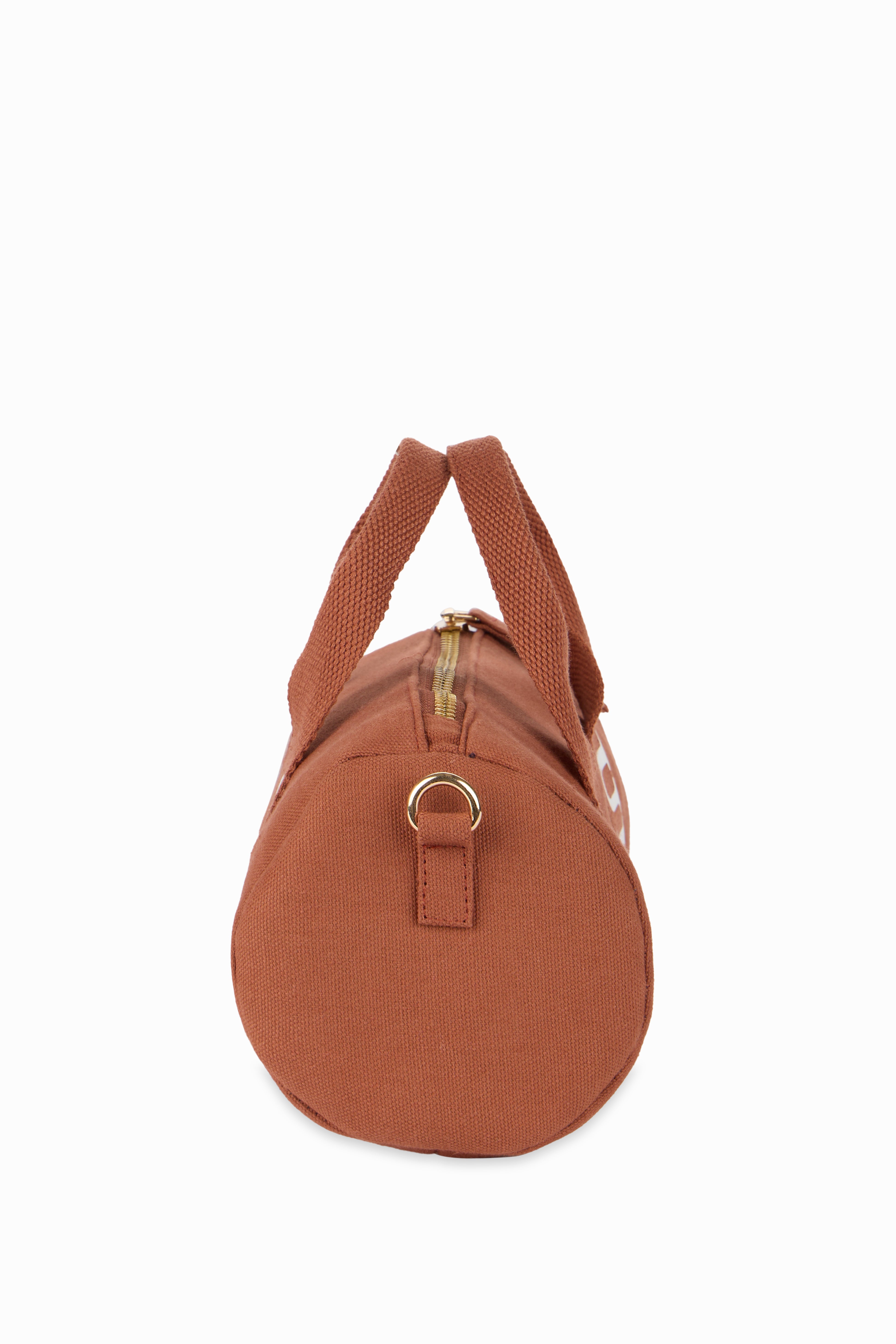 MINI URBAN PRINTED DUFFLE BROWN