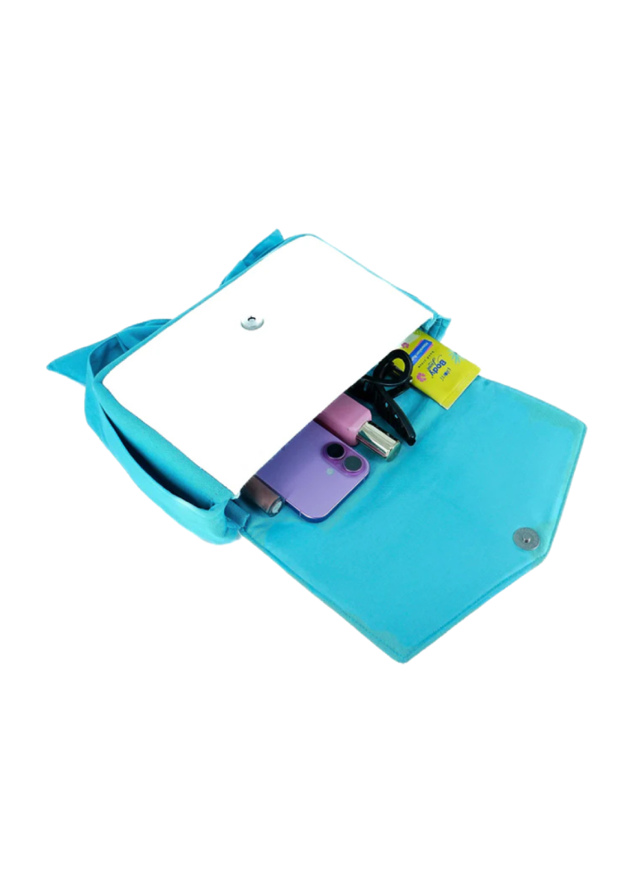 VALENTINE CLUTCH CLOUD BLUE - Rizir
