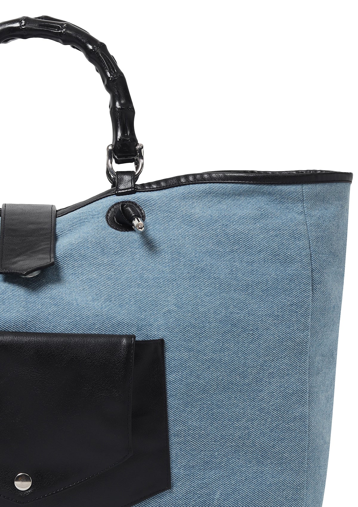 BAMB BLACK DENIM BAG - Rizir