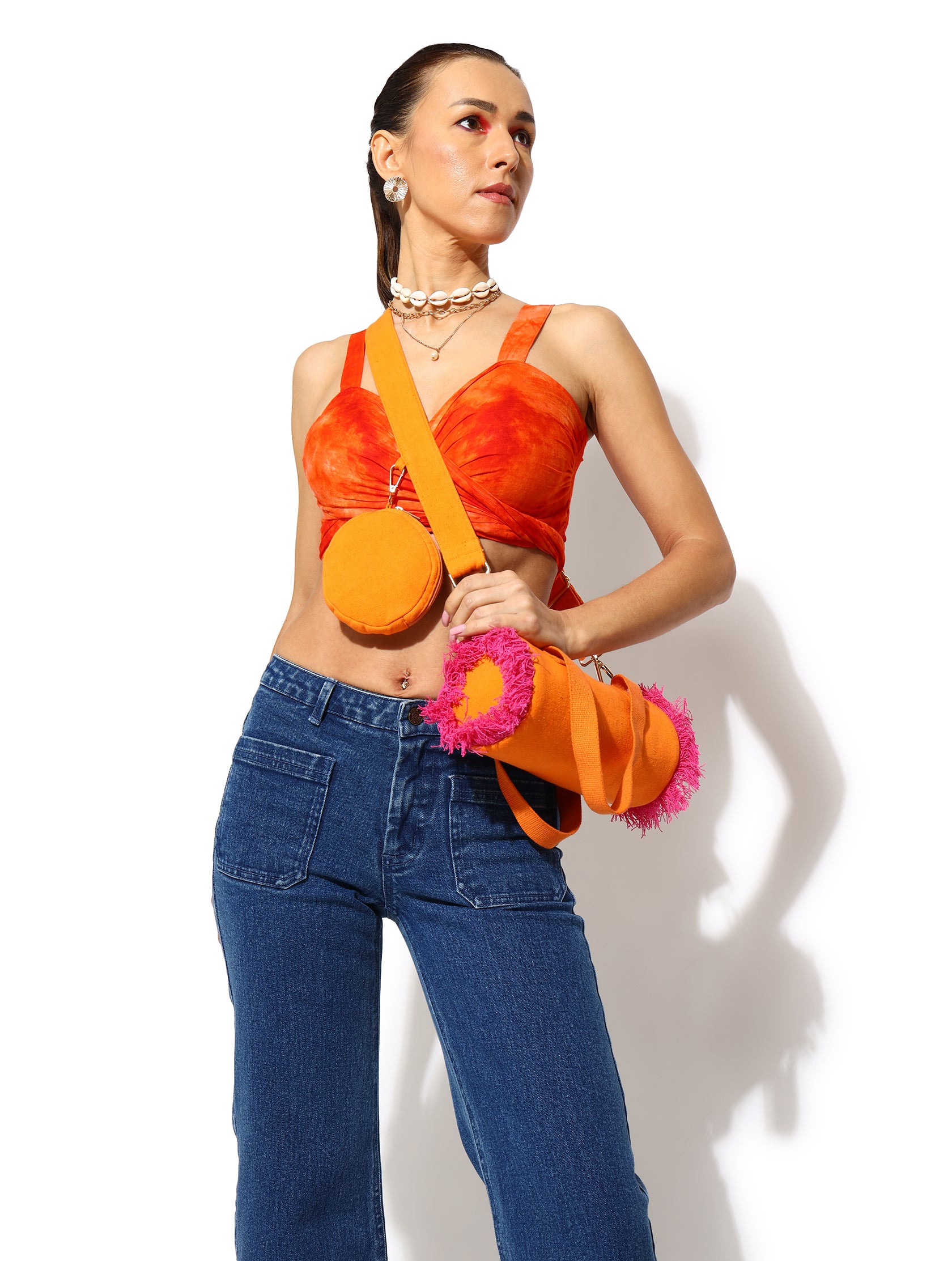 CONDUIT COIN SLING - BRIGHT ORANGE - Rizir