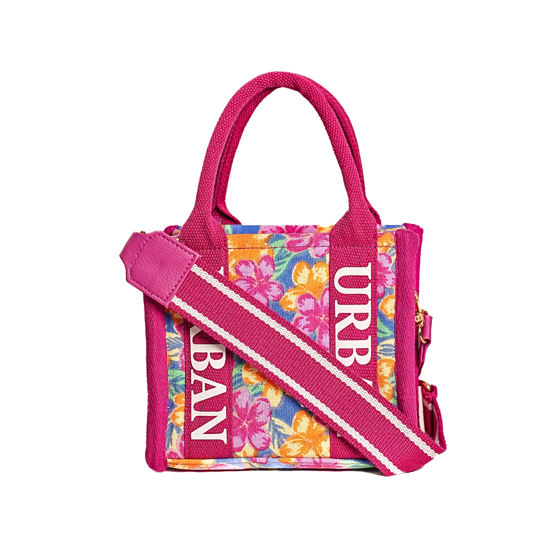 MINI URBAN TOTE FLORAL POP