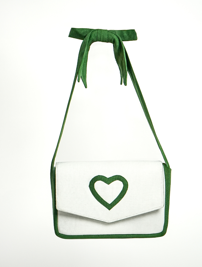 VALENTINE CLUTCH GREEN