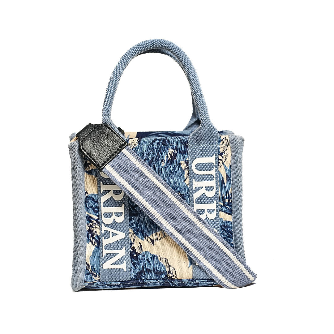 MINI URBAN TOTE BLUE BLOSSOM