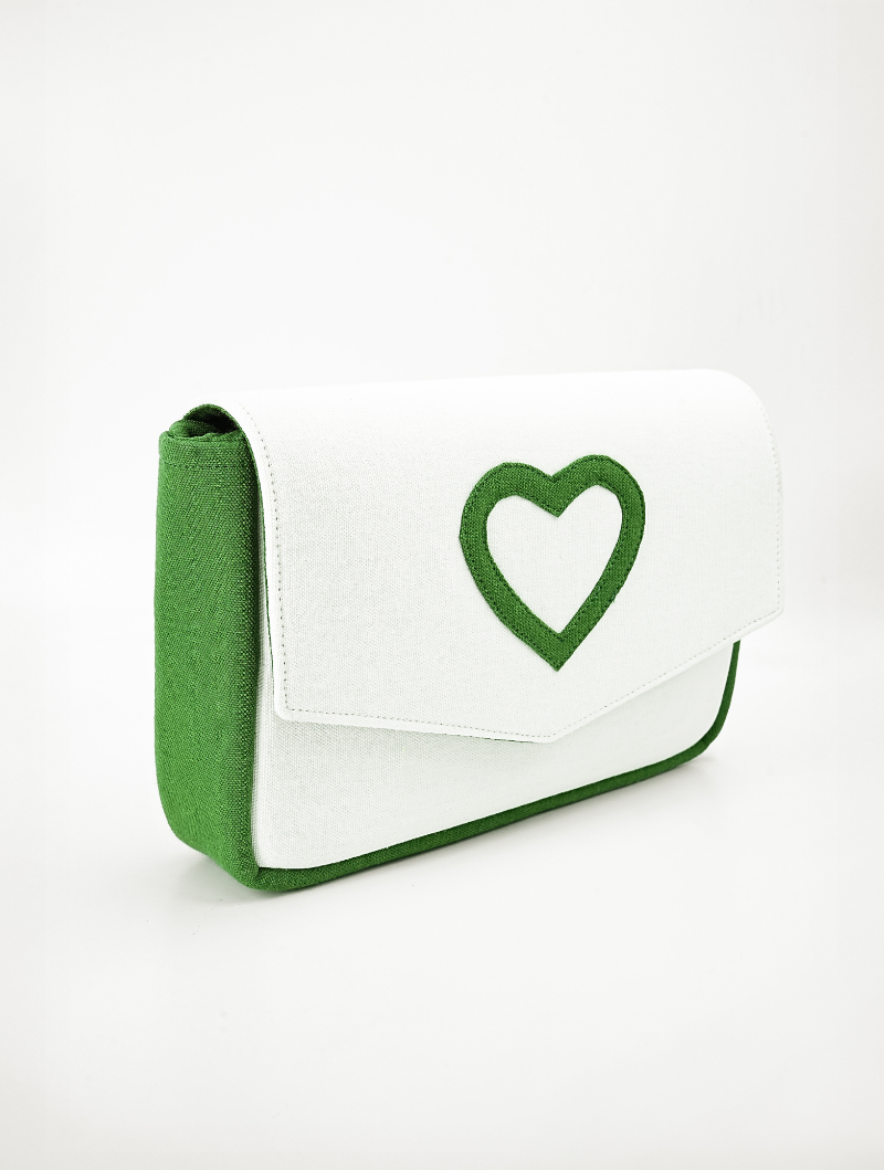 VALENTINE CLUTCH GREEN