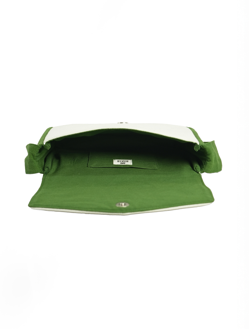 VALENTINE CLUTCH GREEN