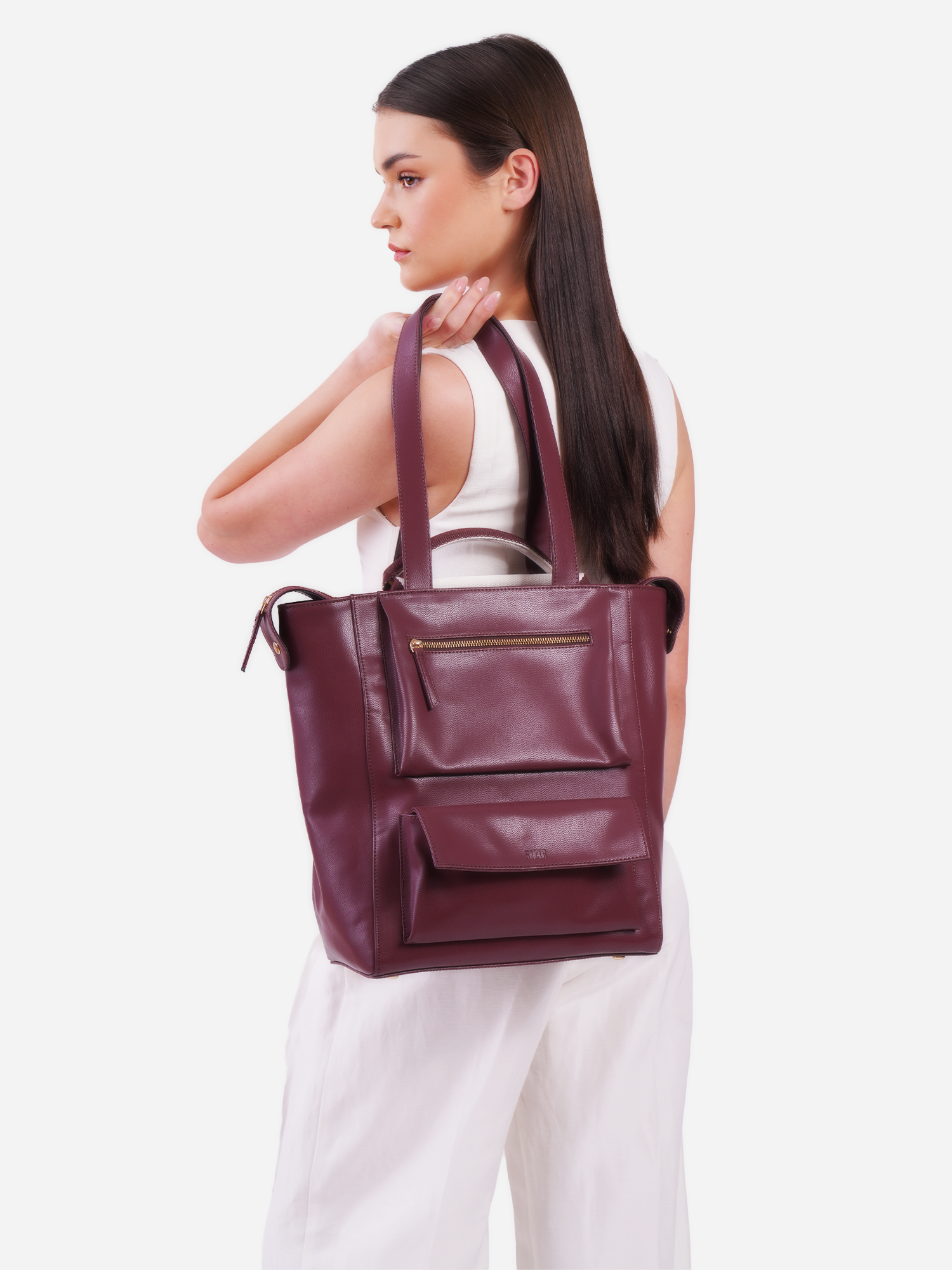 ELYSIAN TOTE BAG-WINE