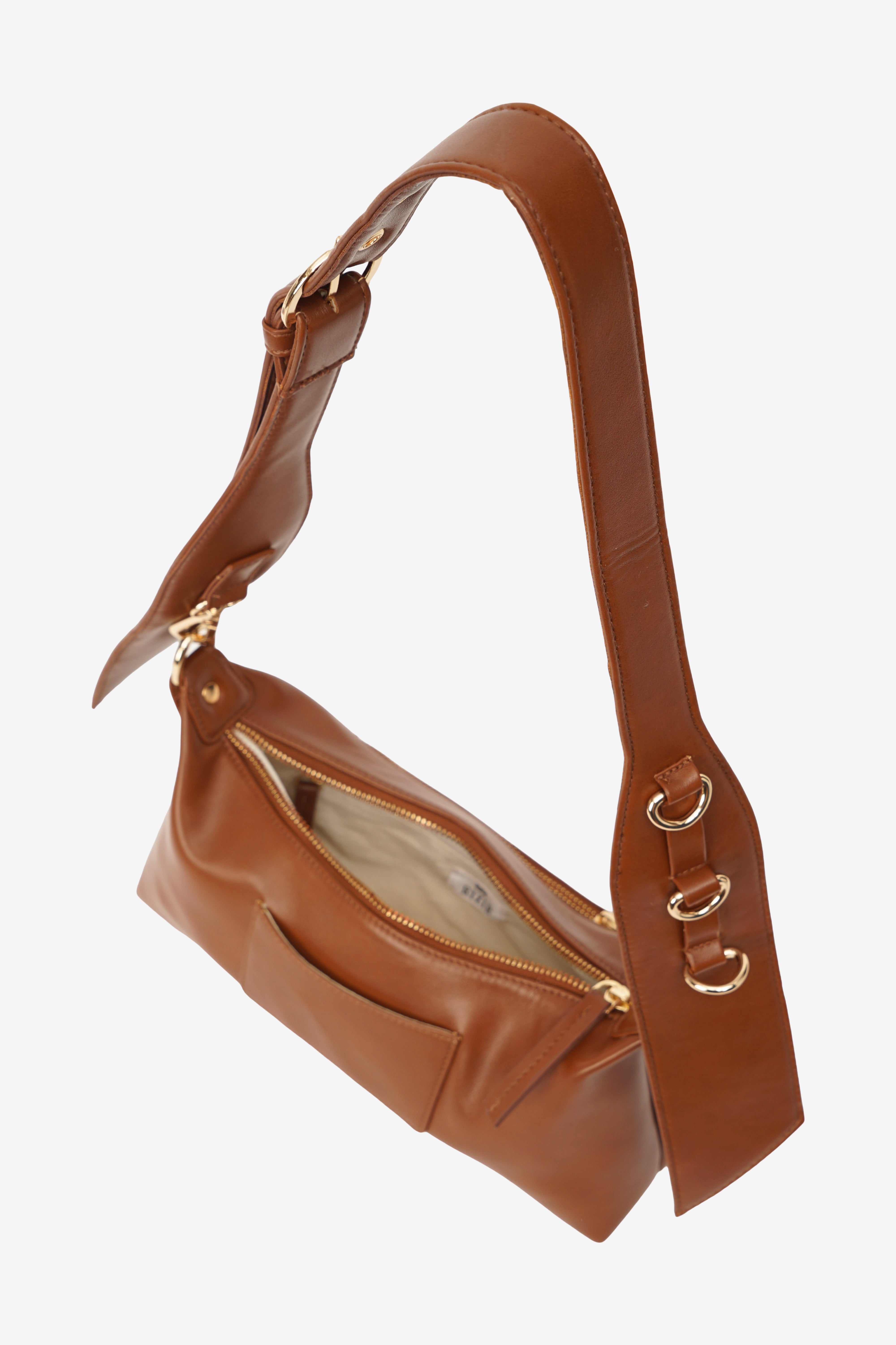 LUMINA SHOULDER BAG- TAN - Rizir