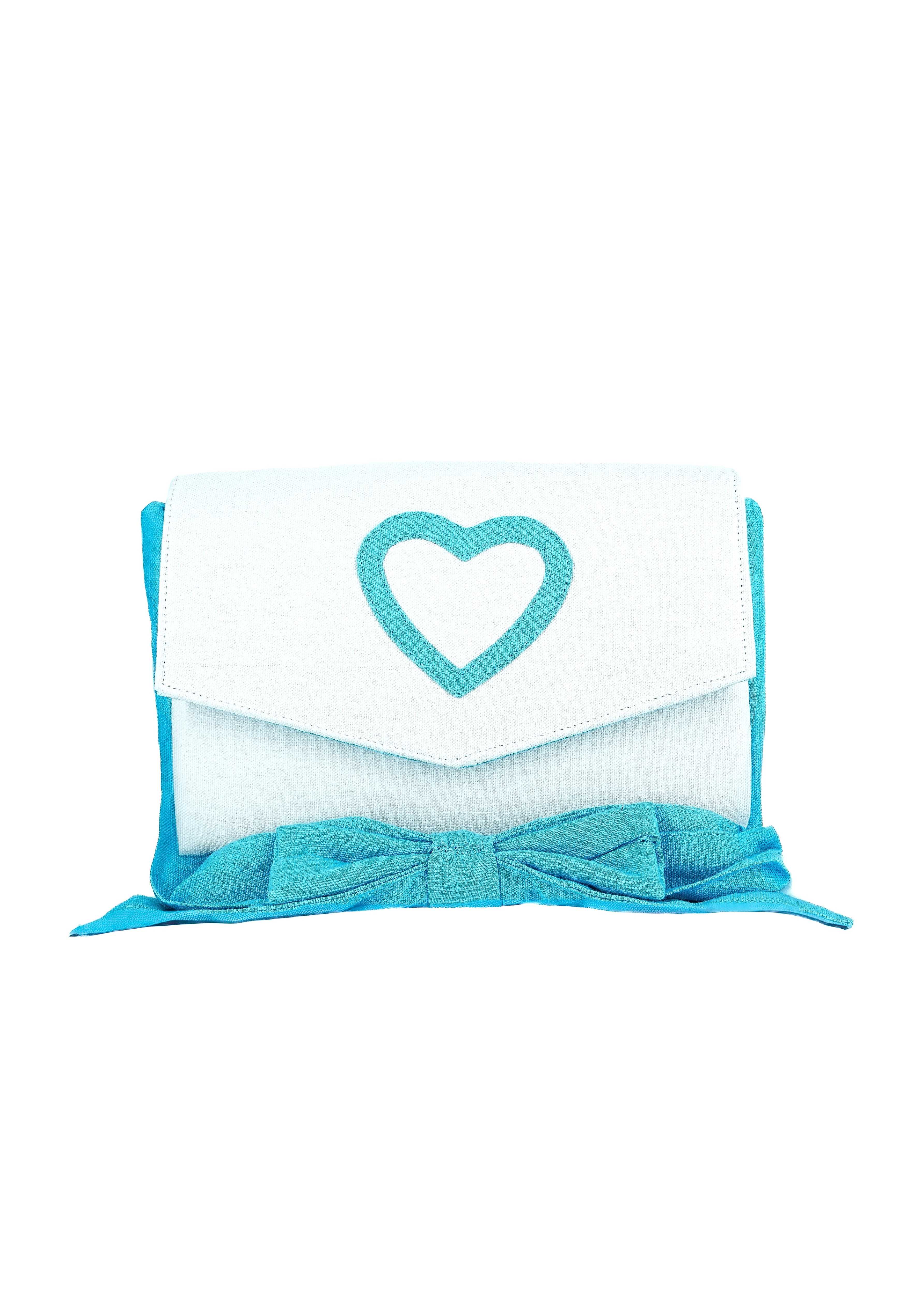 VALENTINE CLUTCH CLOUD BLUE
