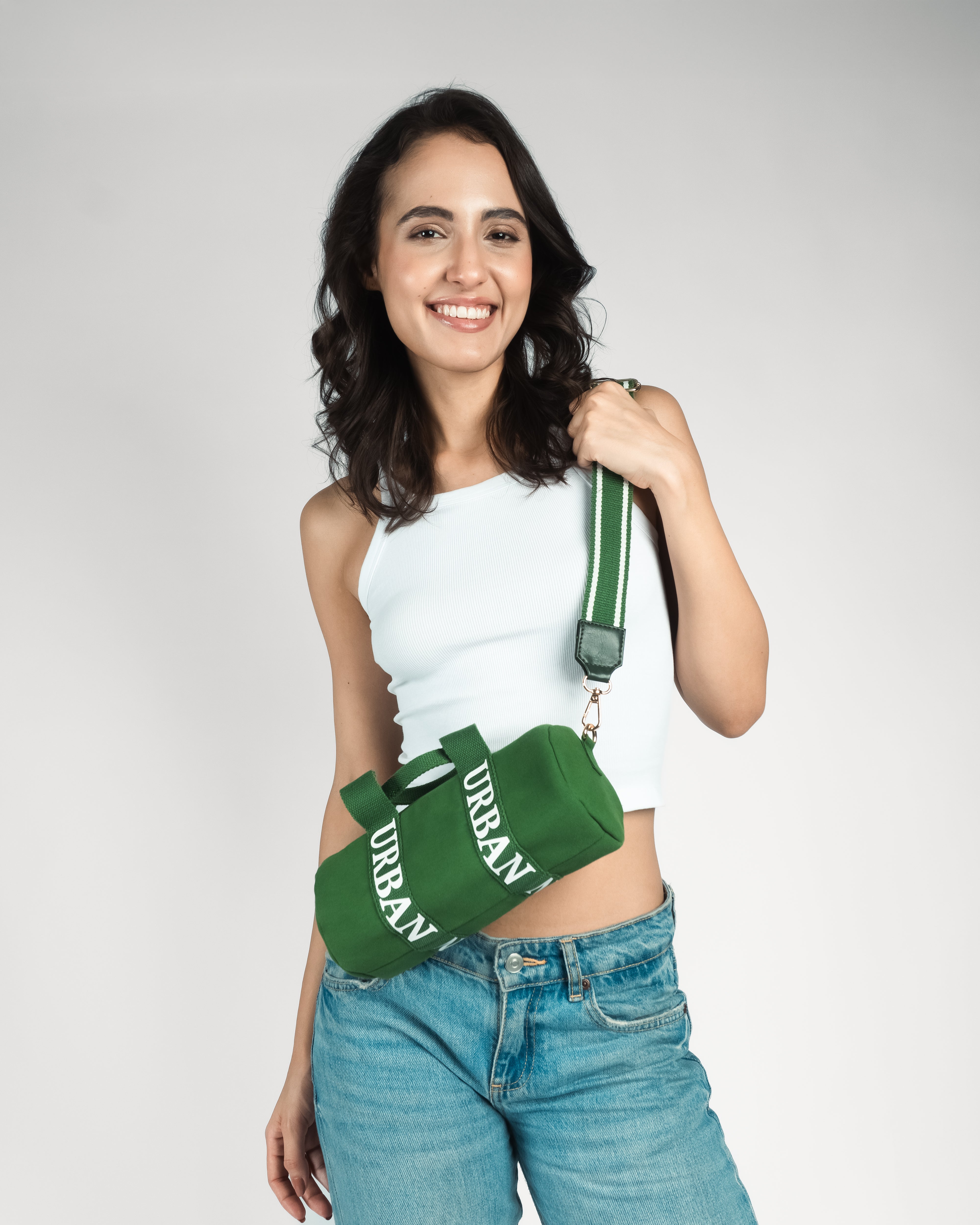 MINI URBAN DUFFLE TOTE GREEN