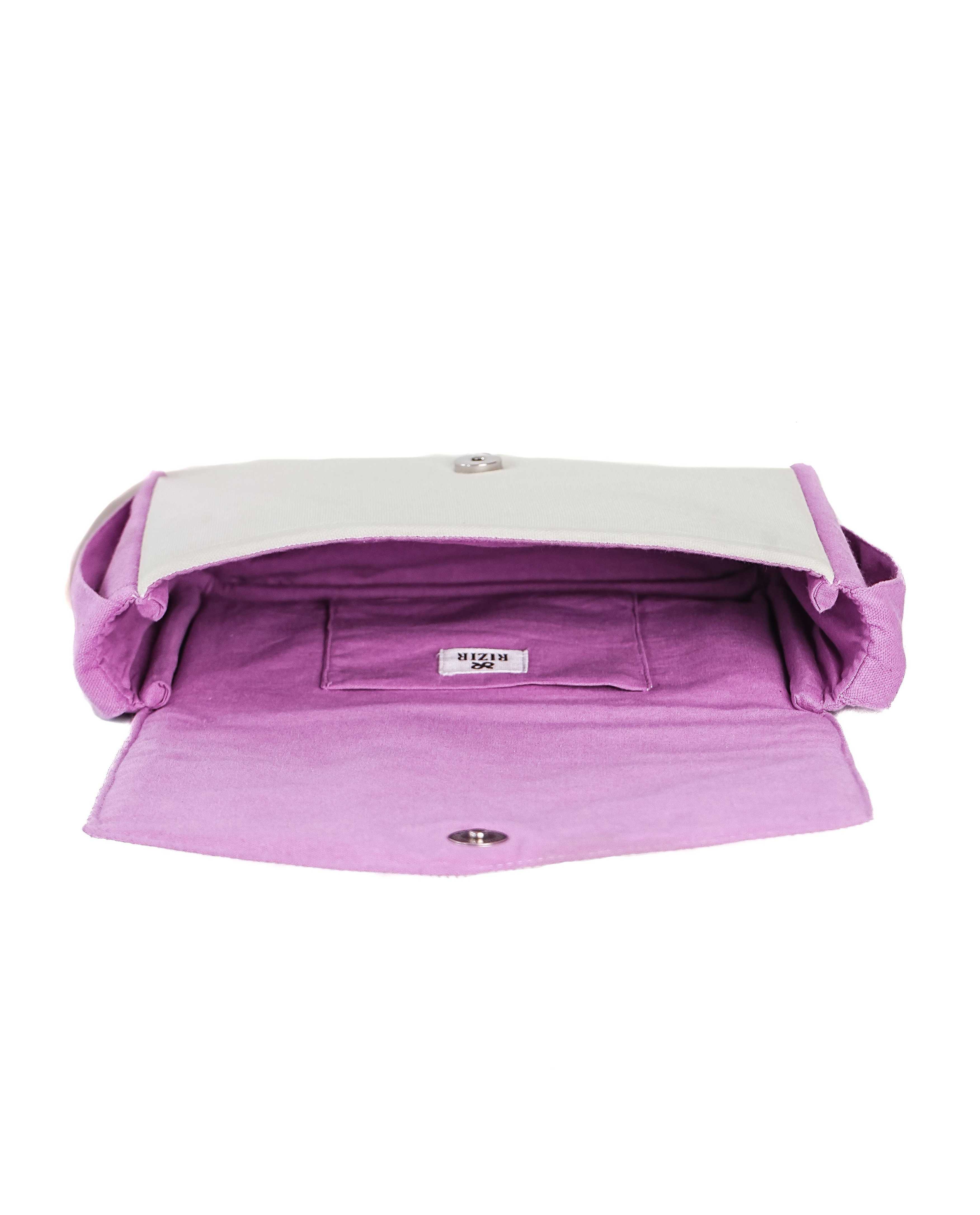 VALENTINE CLUTCH LAVENDER