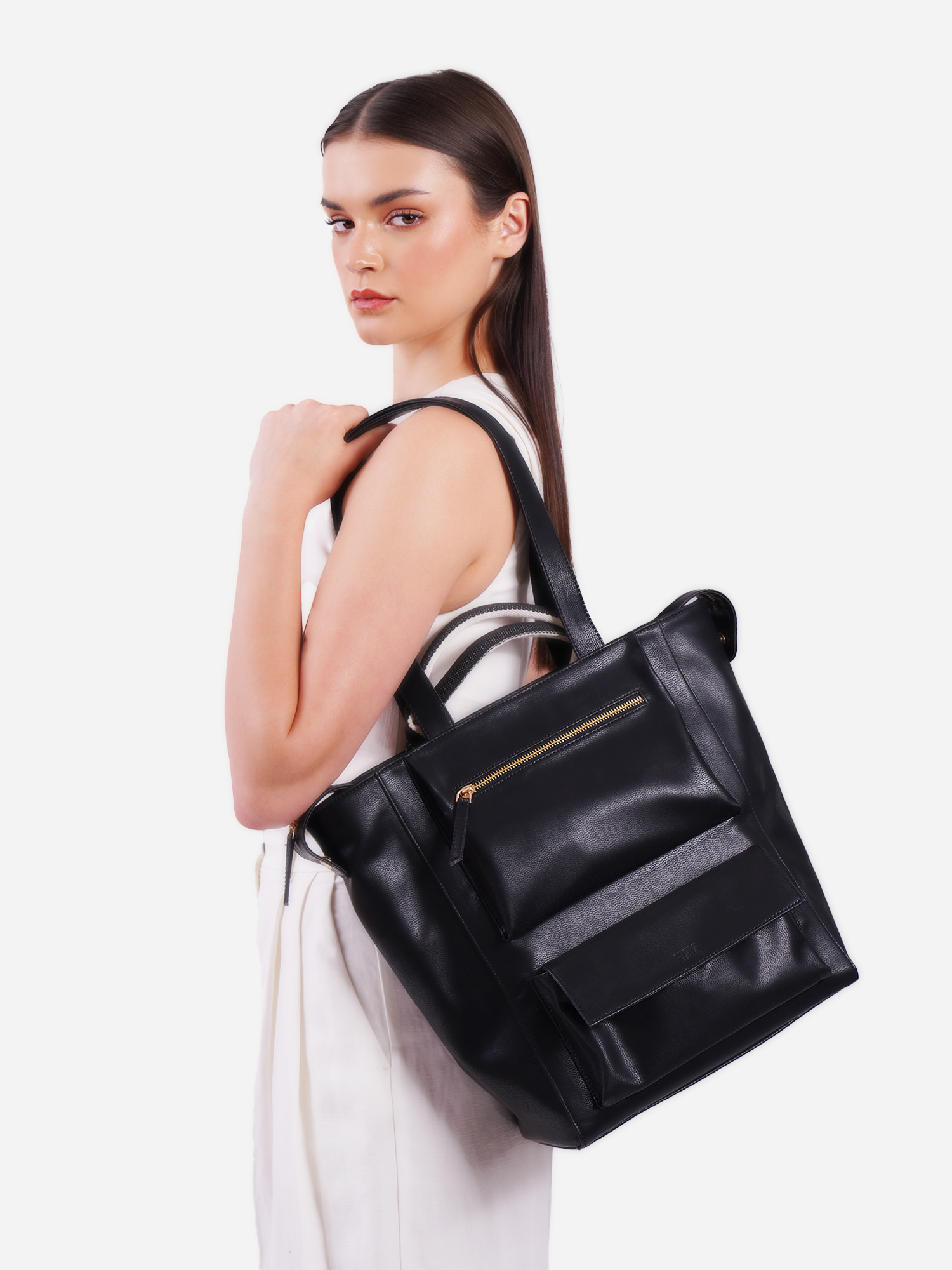ELYSIAN TOTE BAG-BLACK - Rizir
