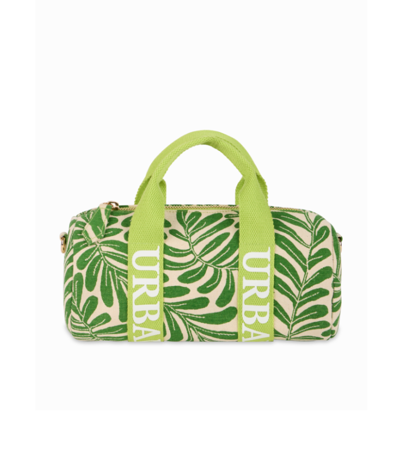 MINI URBAN PRINTED DUFFLE MINT LEAF