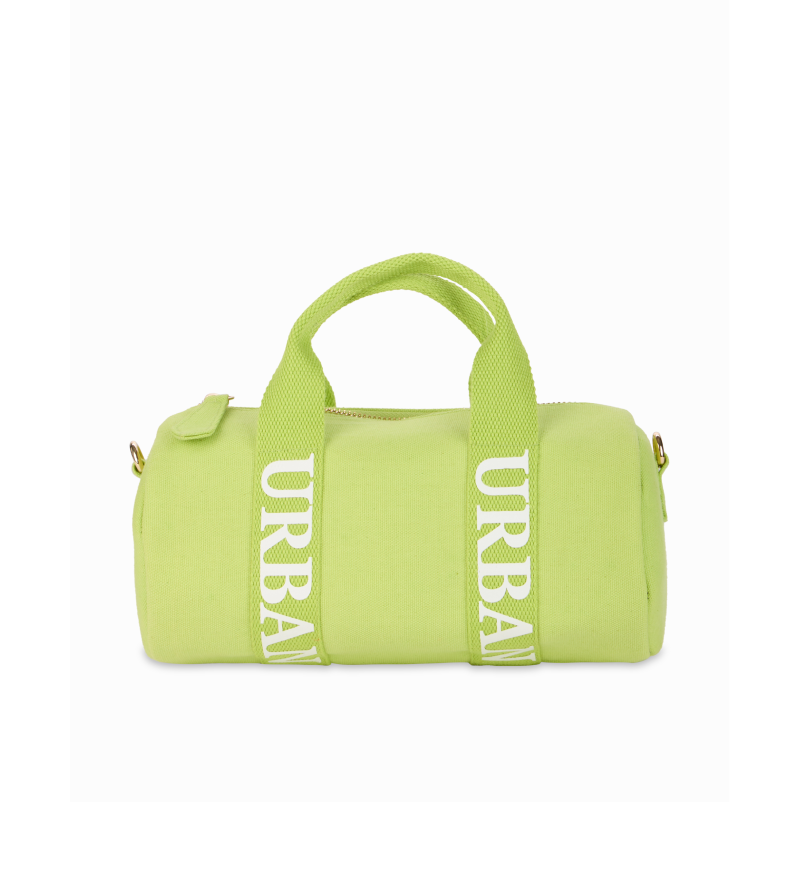 MINI URBAN PRINTED DUFFLE LIME GREEN