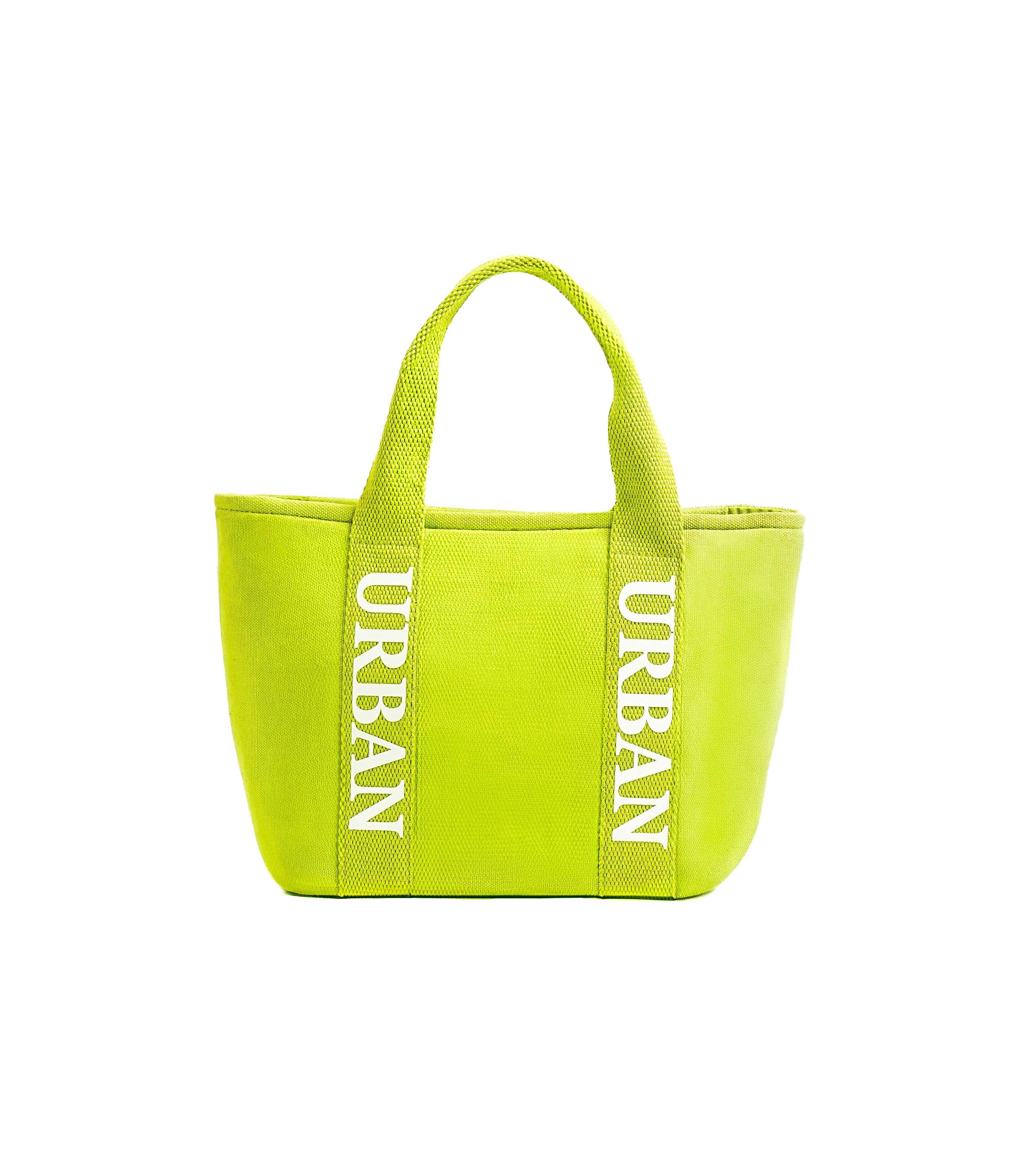 MINI URBAN CHIC TOTE LIME GREEN