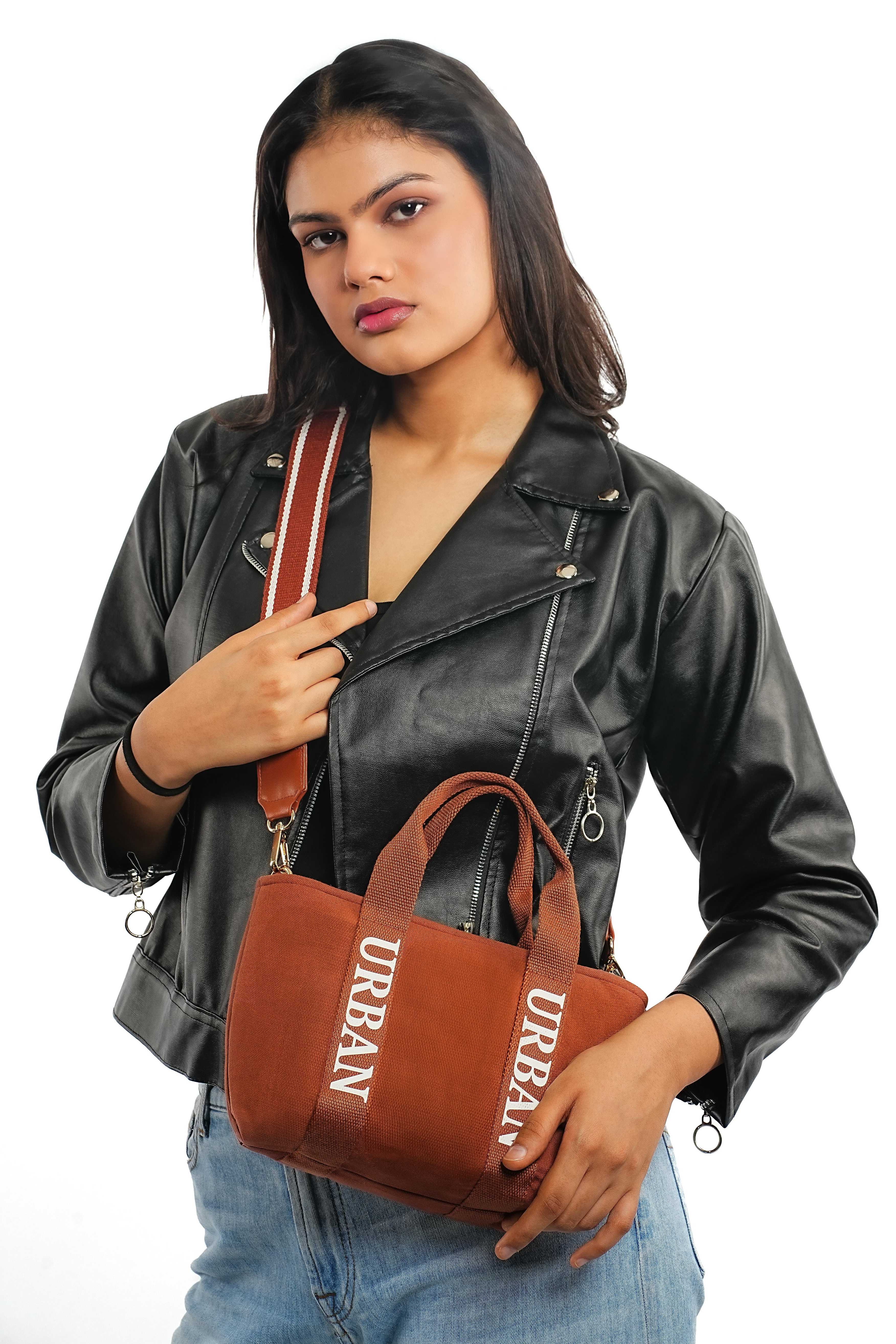MINI URBAN CHIC TOTE BROWN