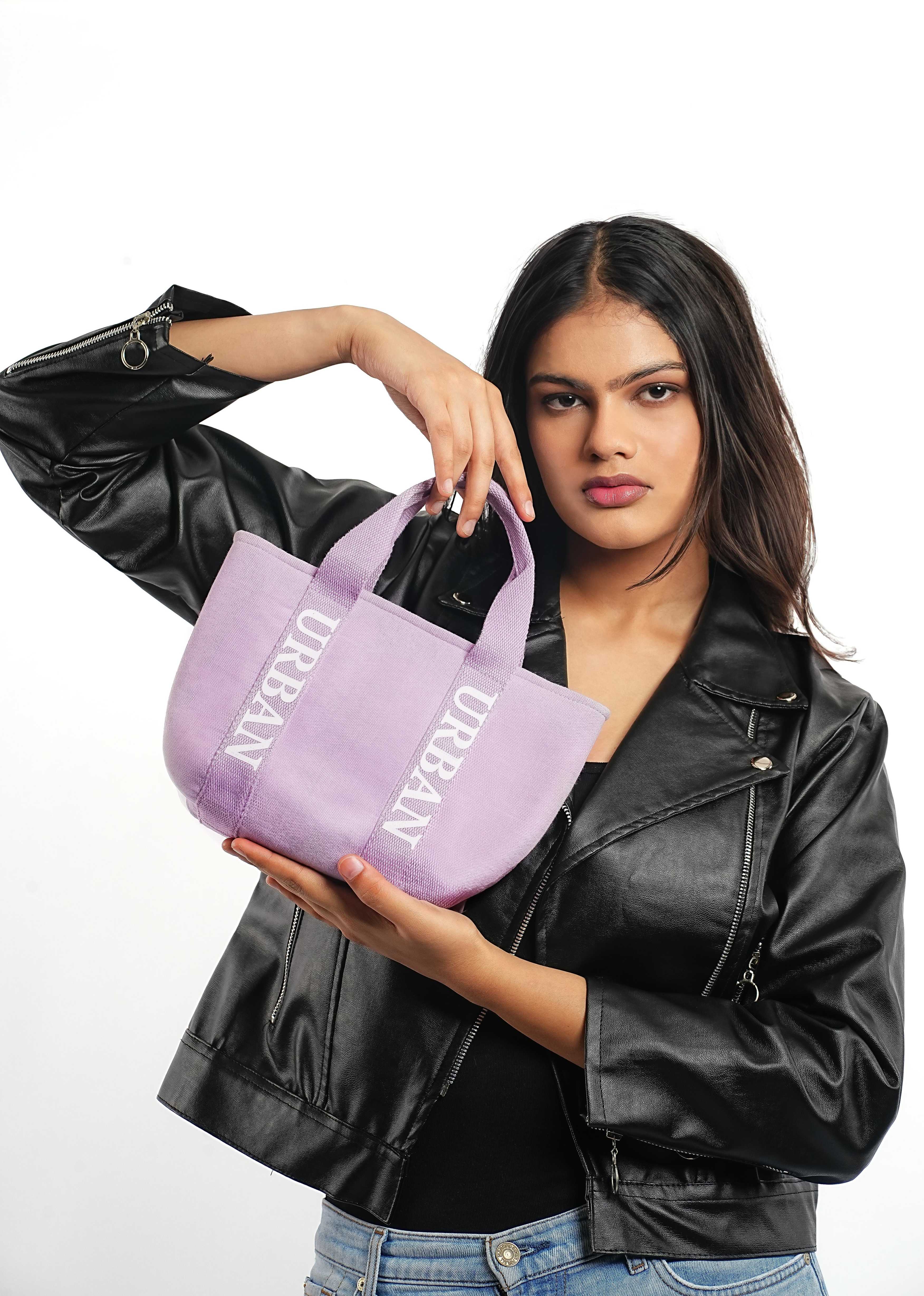 MINI URBAN CHIC TOTE LAVENDER
