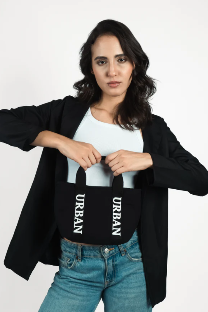 MINI URBAN CHIC TOTE BLACK